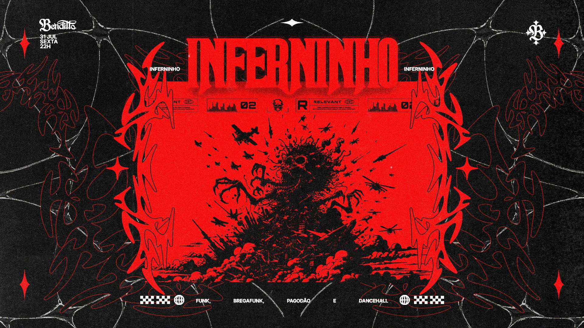 Inferninho - Bregafunk, Pagodão & Funk Proibidão Cover