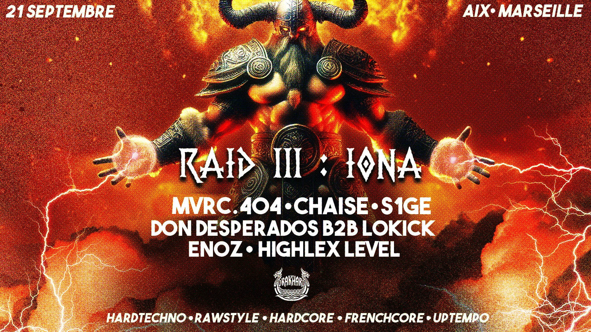 Drakhard Présente Raid 3 : Iona Cover