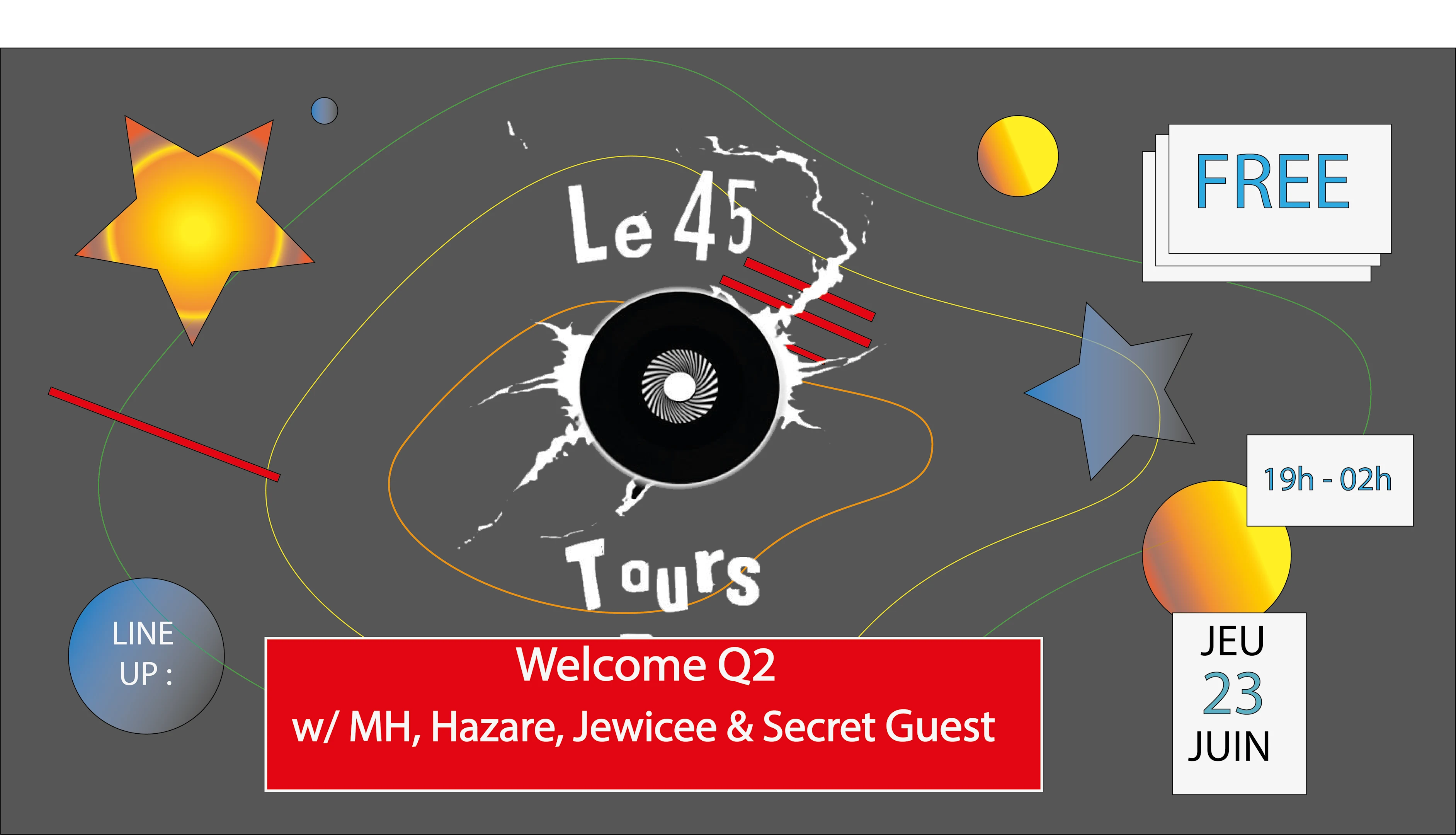 Welcome Q2 X Le 45 Tours Cover
