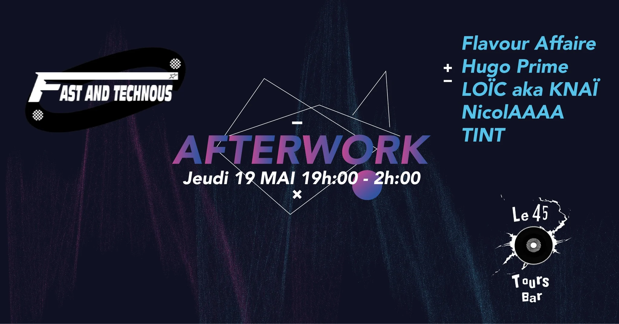 Fast And Technous @Le 45 Tours  Cover