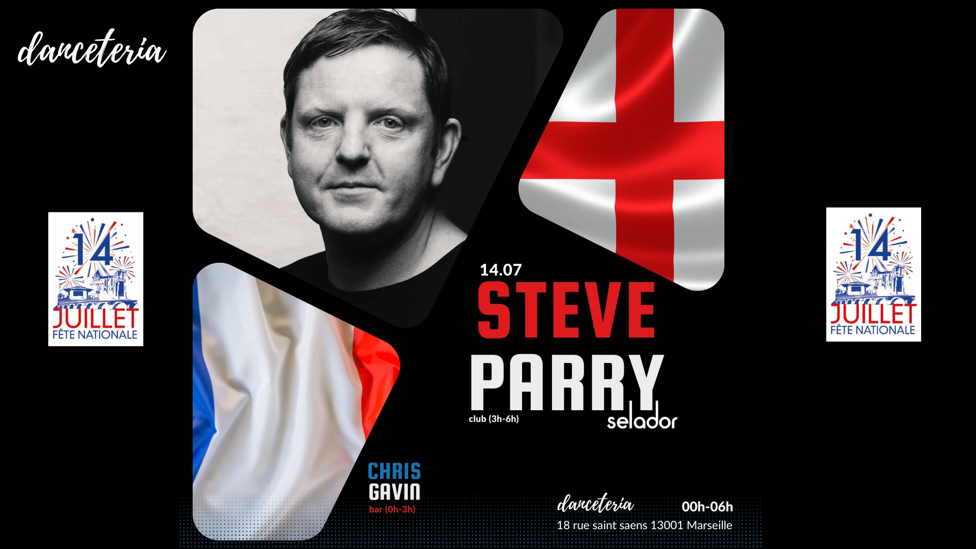 Steve Parry (Selador) @ Danceteria Cover