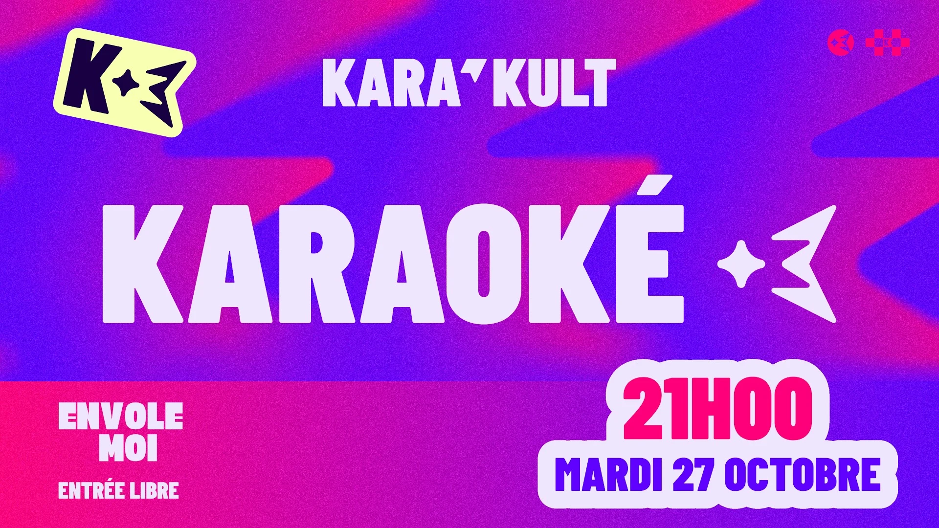 Karaoké By Kara'kult - Envole Moi Cover