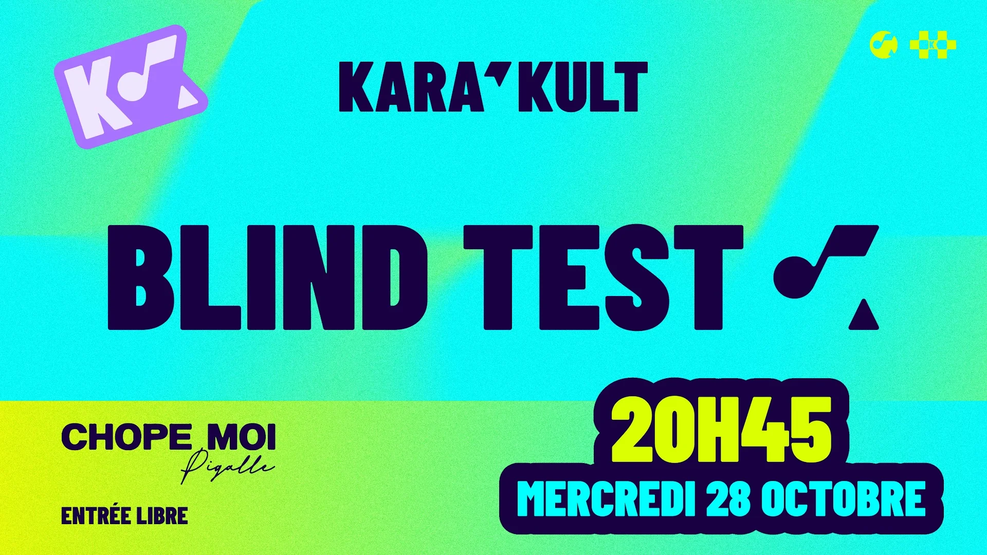 Blind Test Kara'kult - Chope Moi Pigalle Cover