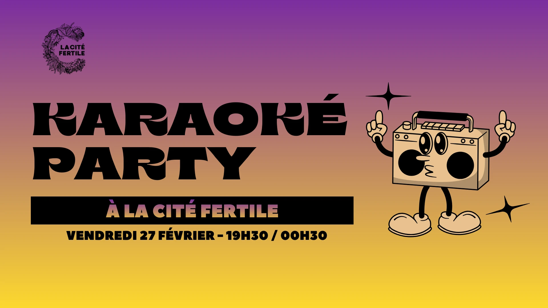 Karaoké Party À La Cité Fertile Cover