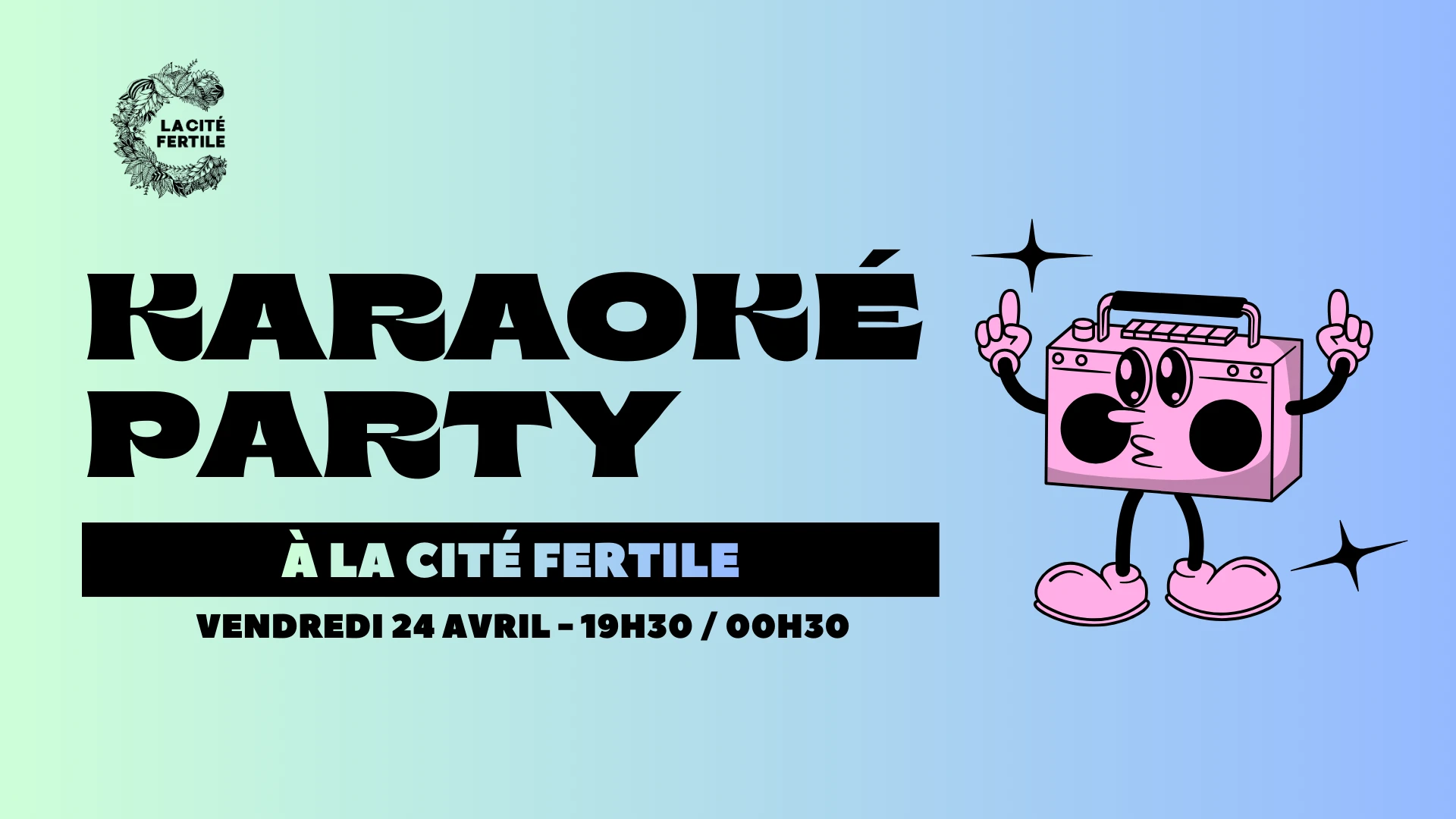 Karaoké Party À La Cité Fertile Cover