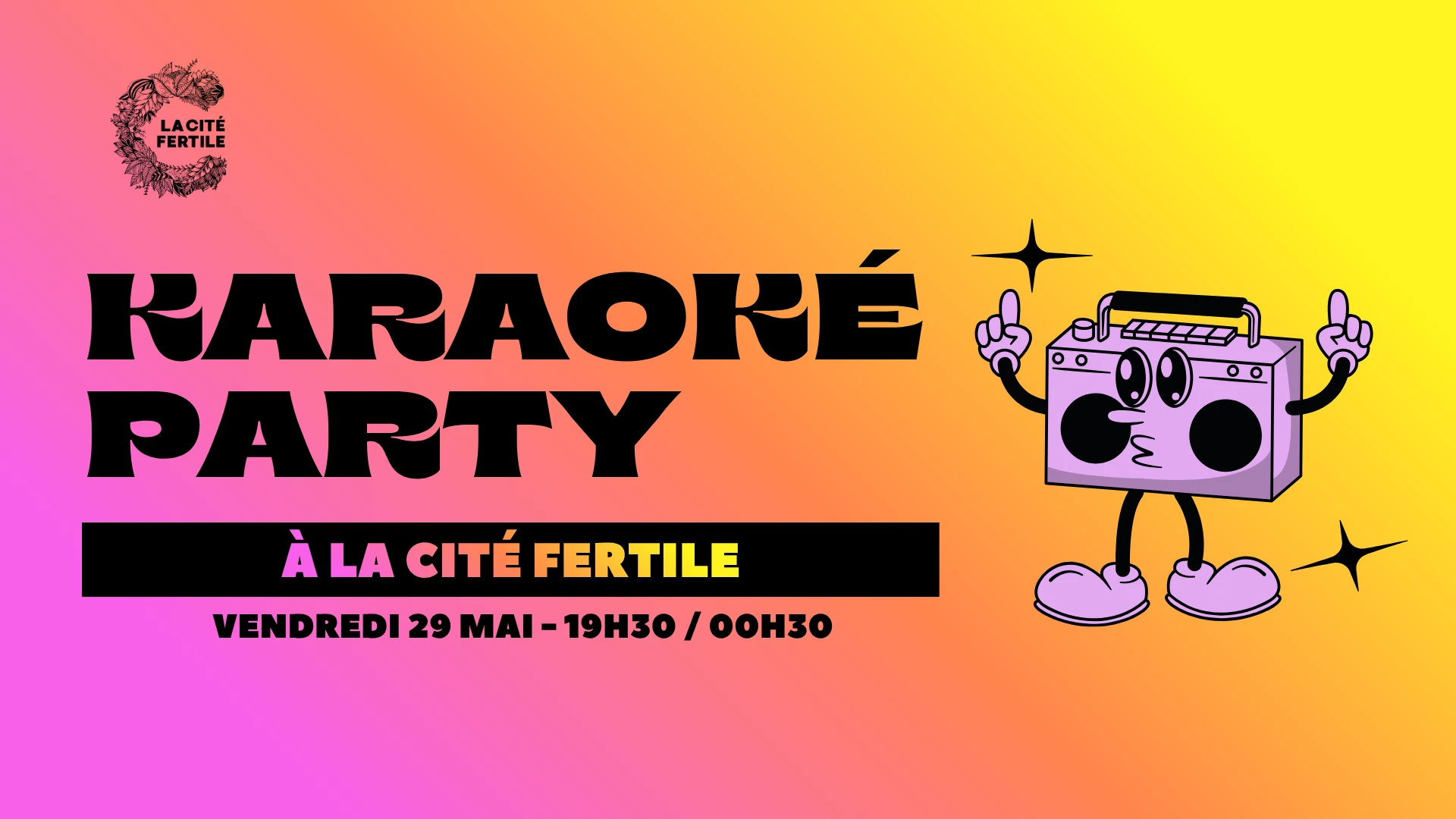 Karaoké Party À La Cité Fertile Cover