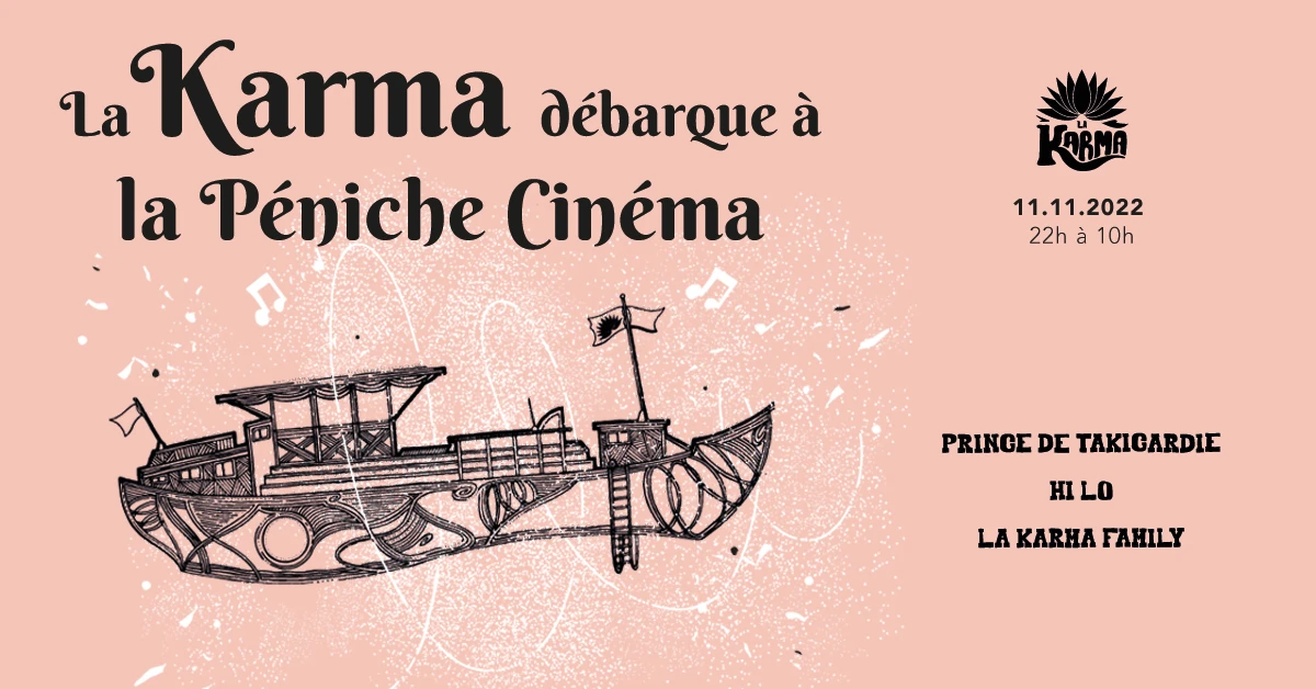 La Karma Débarque À La Péniche Cinéma Cover