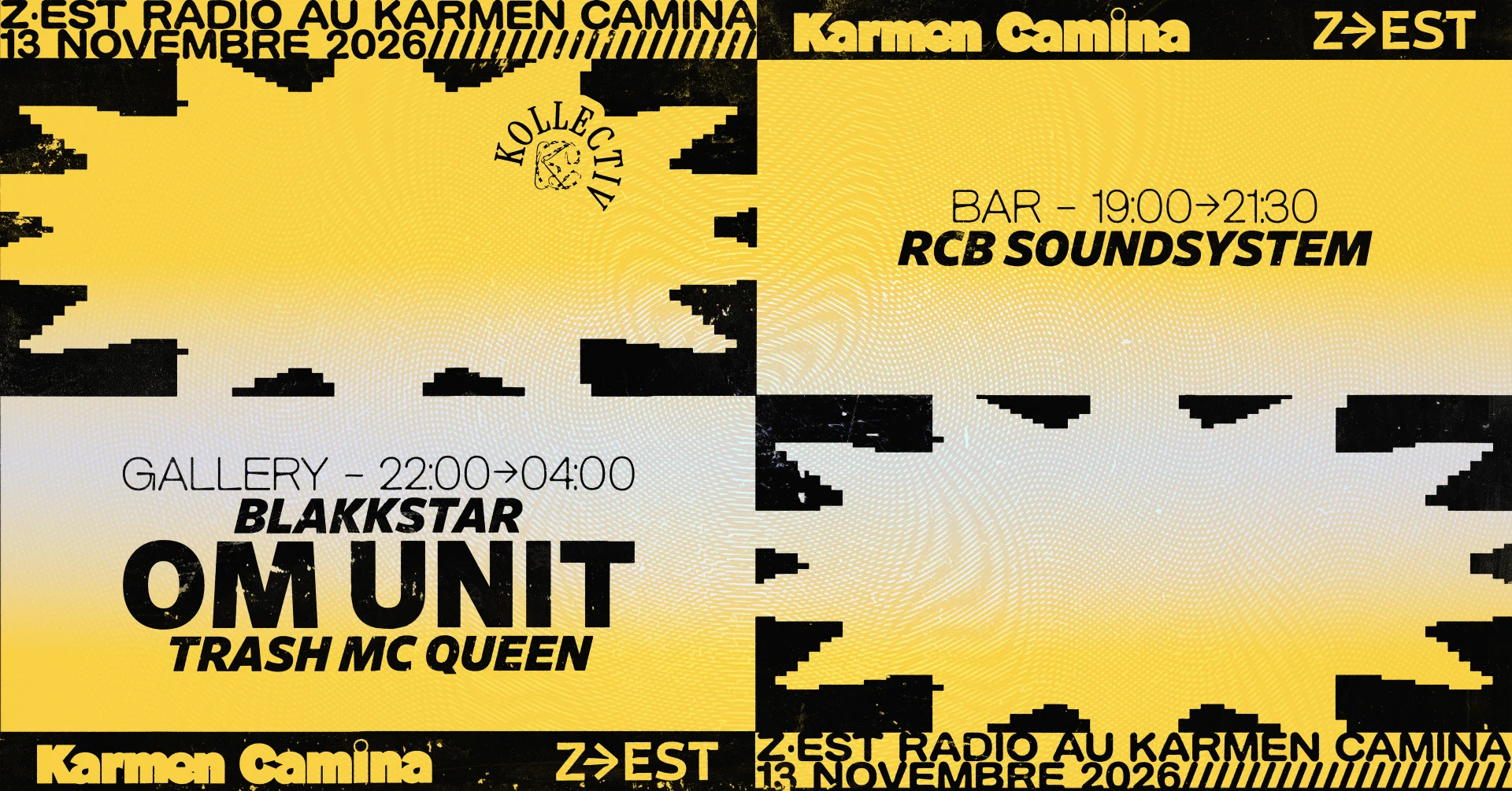 Kollectiv • Zest Radio [Blakkstar, Om Unit, Trash MC.Queen] Cover