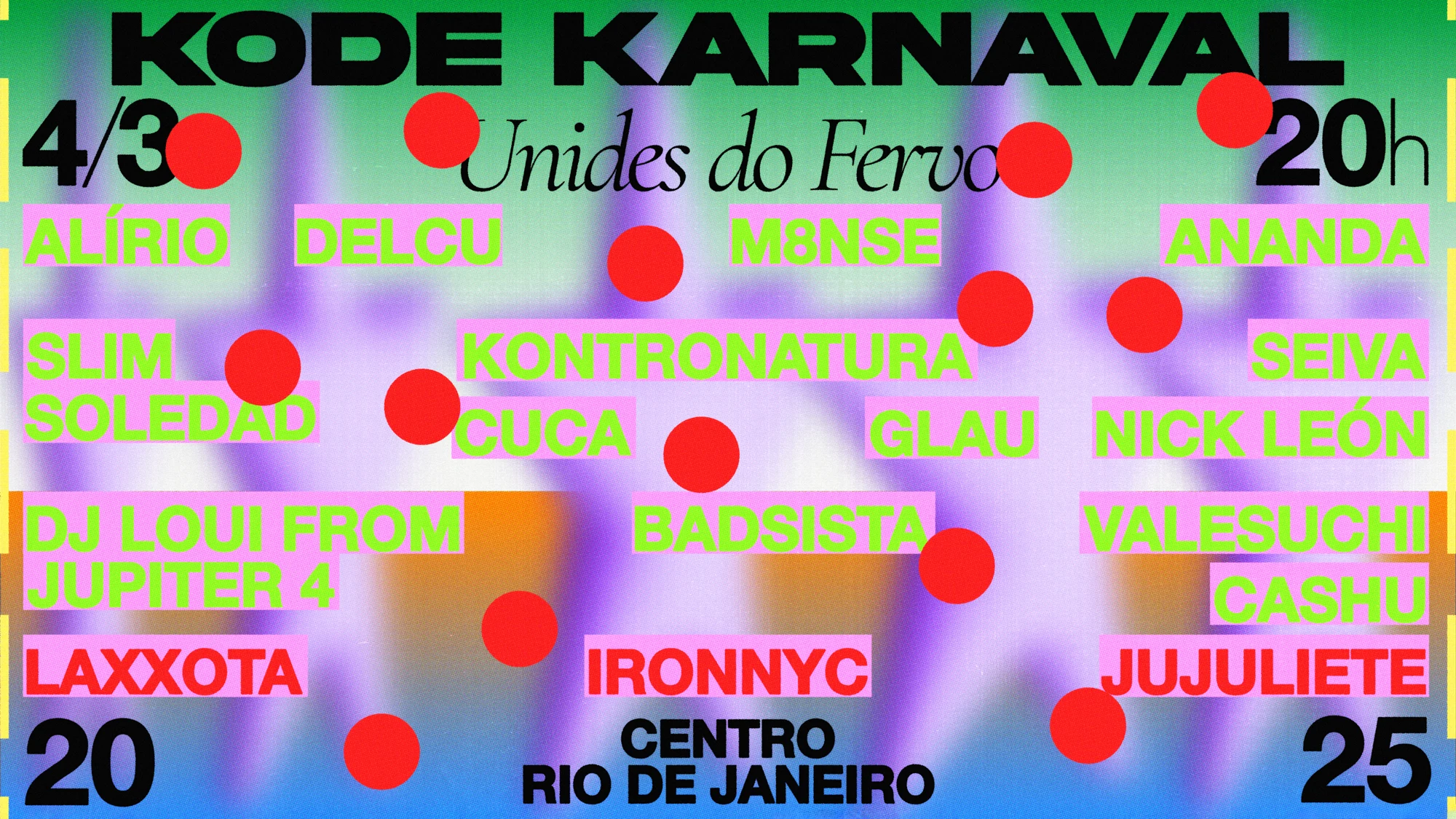 Kode Karnaval 2025 - Unides Do Fervo! Cover