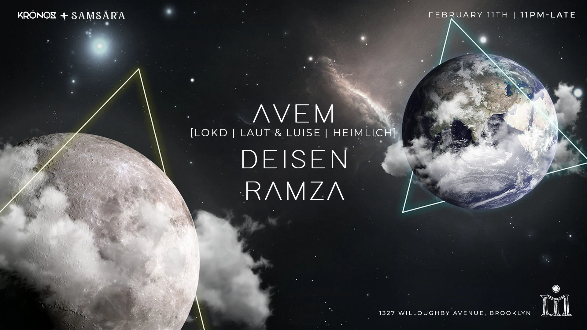 Avem/Deisen/Ramza @ Moonrise 11pm-4am Cover