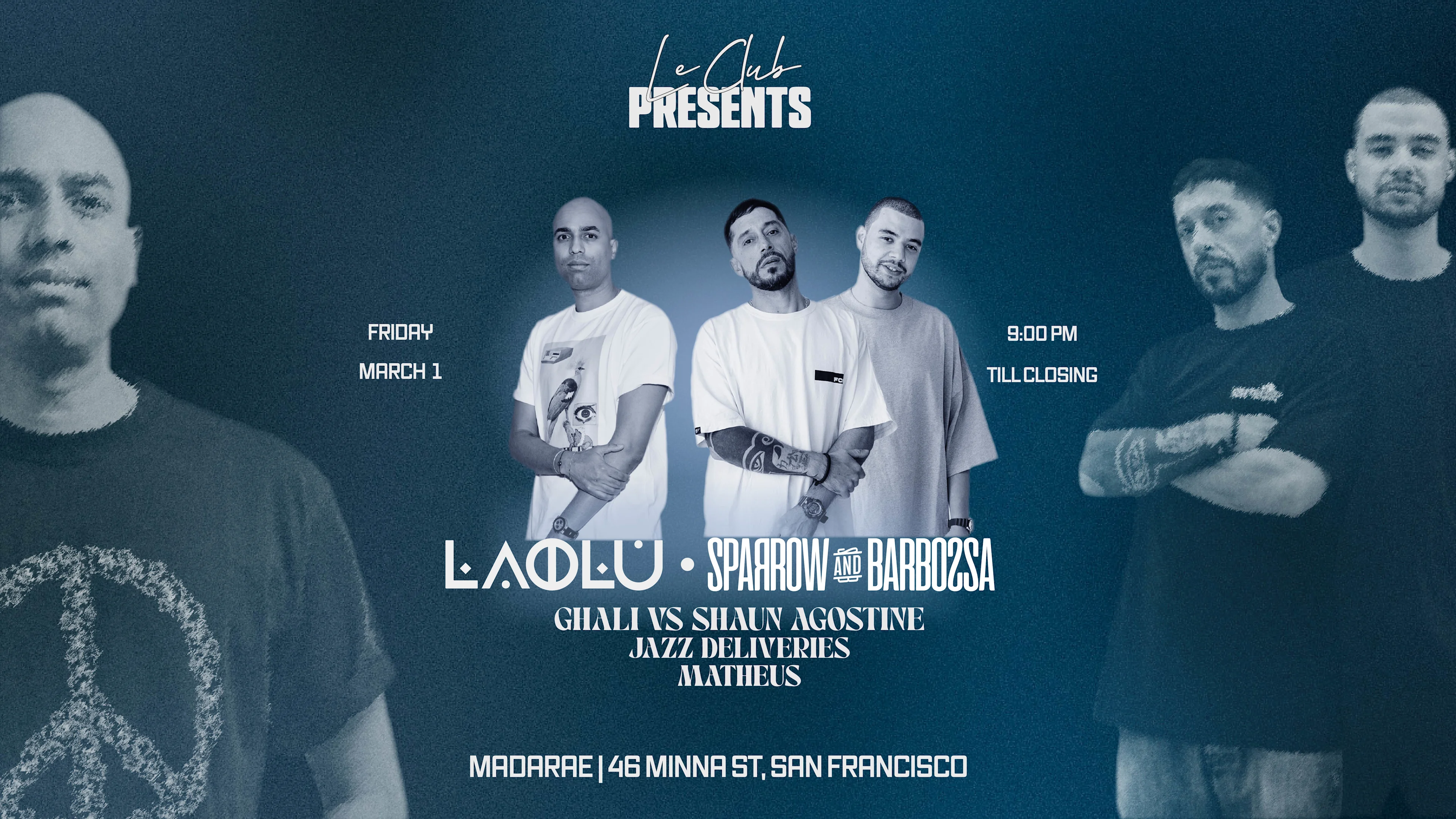 Le Club Presents Laolu And Sparrow & Barbossa Cover