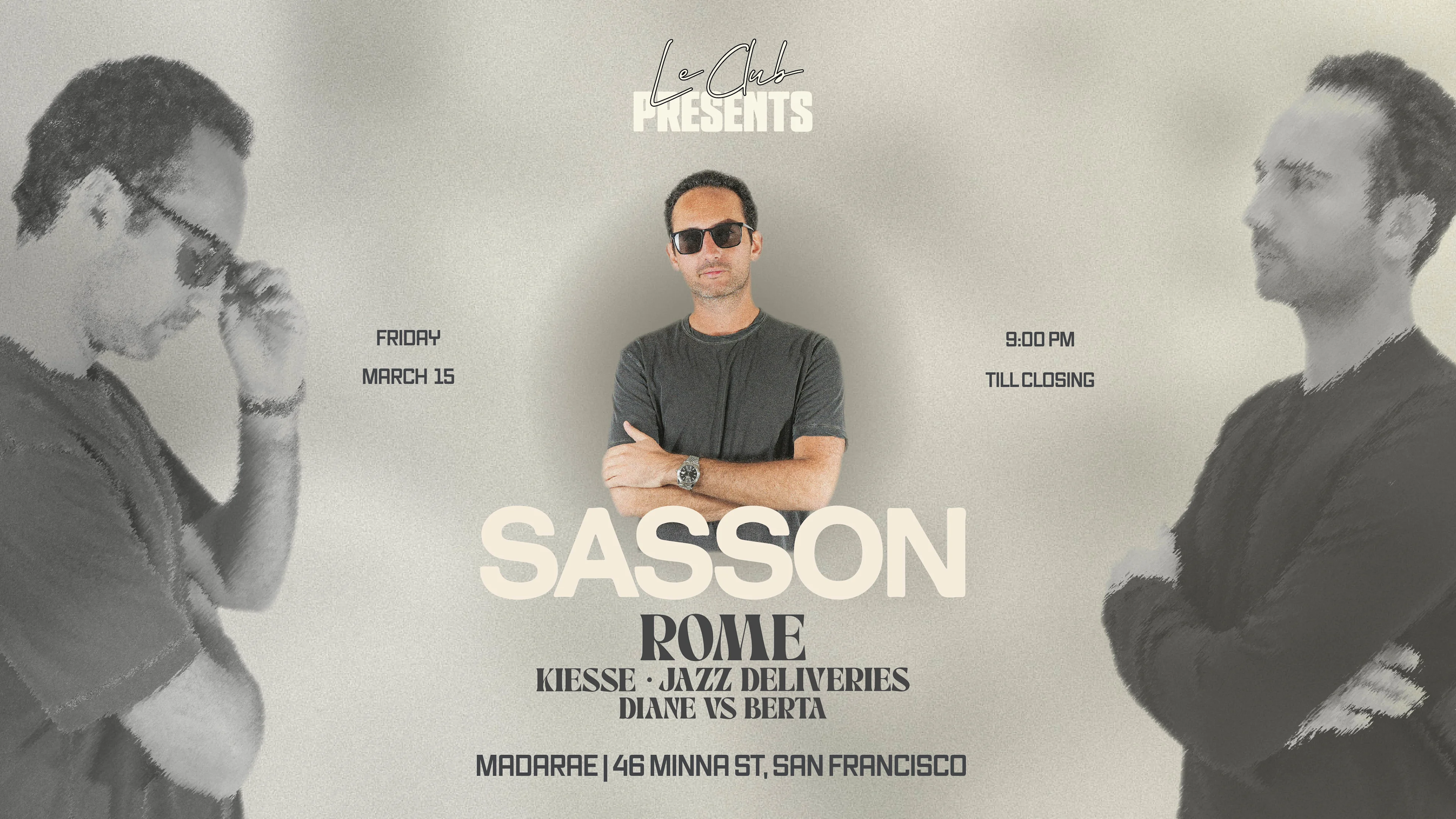 Le Club Presents Sasson & Rome Cover