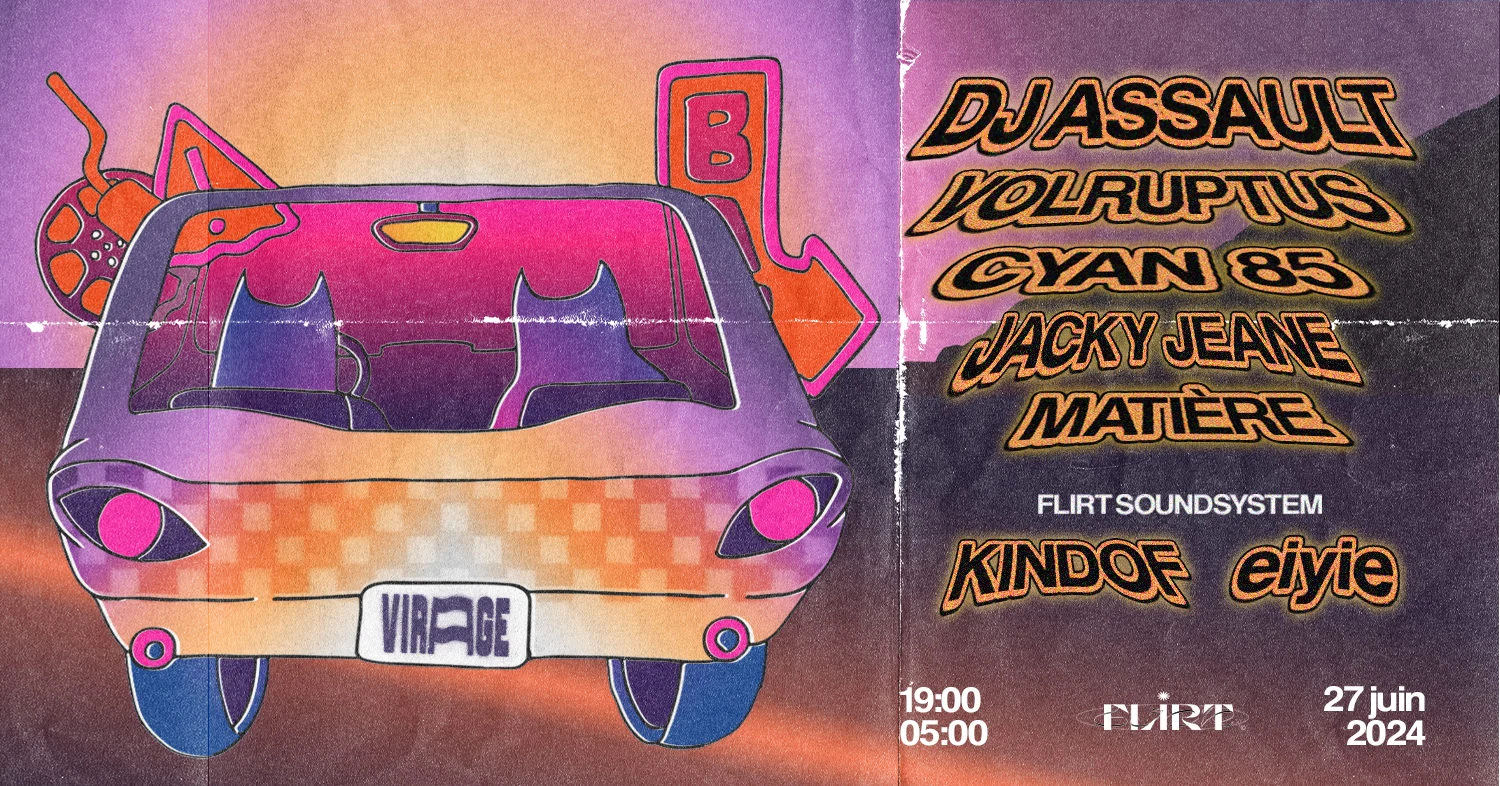 Flirt : Dj Assault, Volruptus, Cyan85, Jacky Jeane, Matière Cover