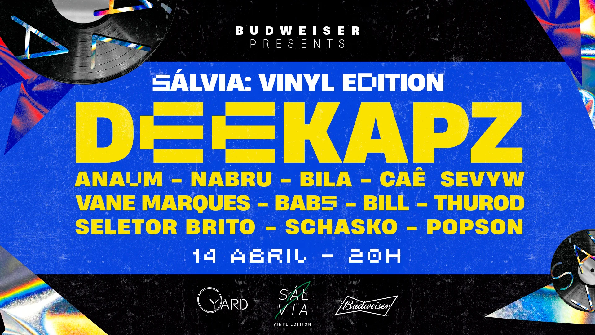 Budweiser Presents: Sálvia - Deekapz Cover