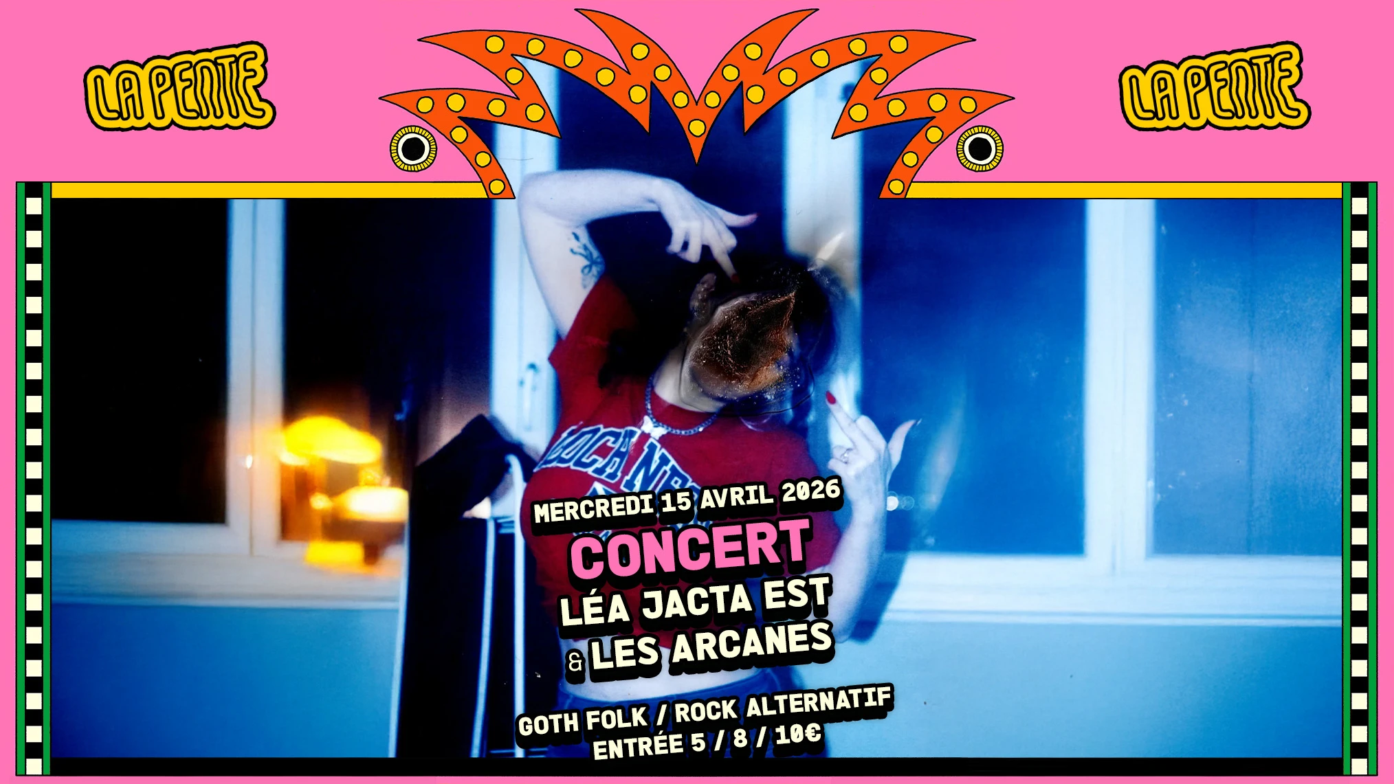Concert : Léa Jacta Est & Les Arcanes (Pop / Electro) Cover