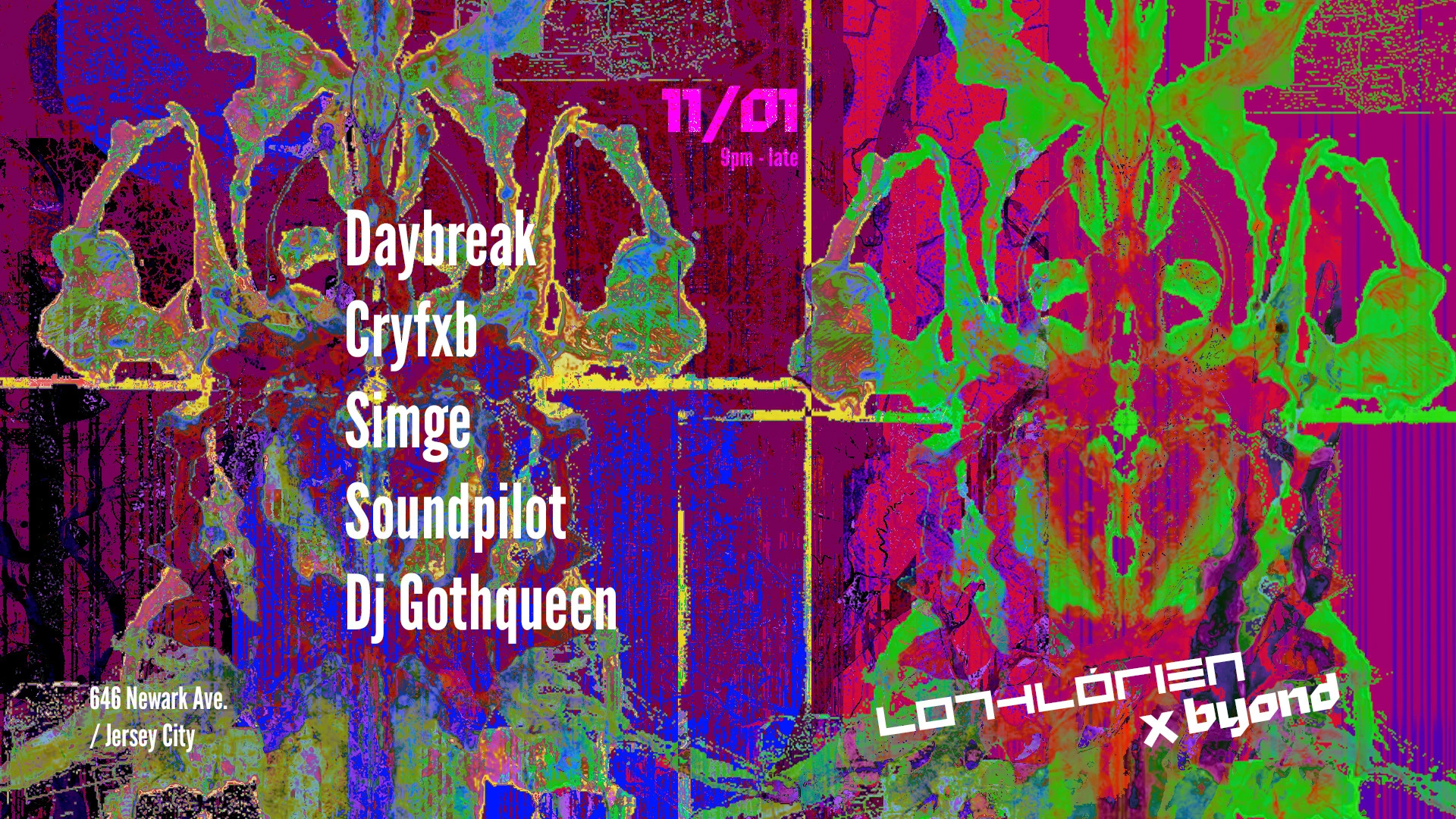 Jersey City Halloween Underground III :  Xbyond & Lothlórien Cover