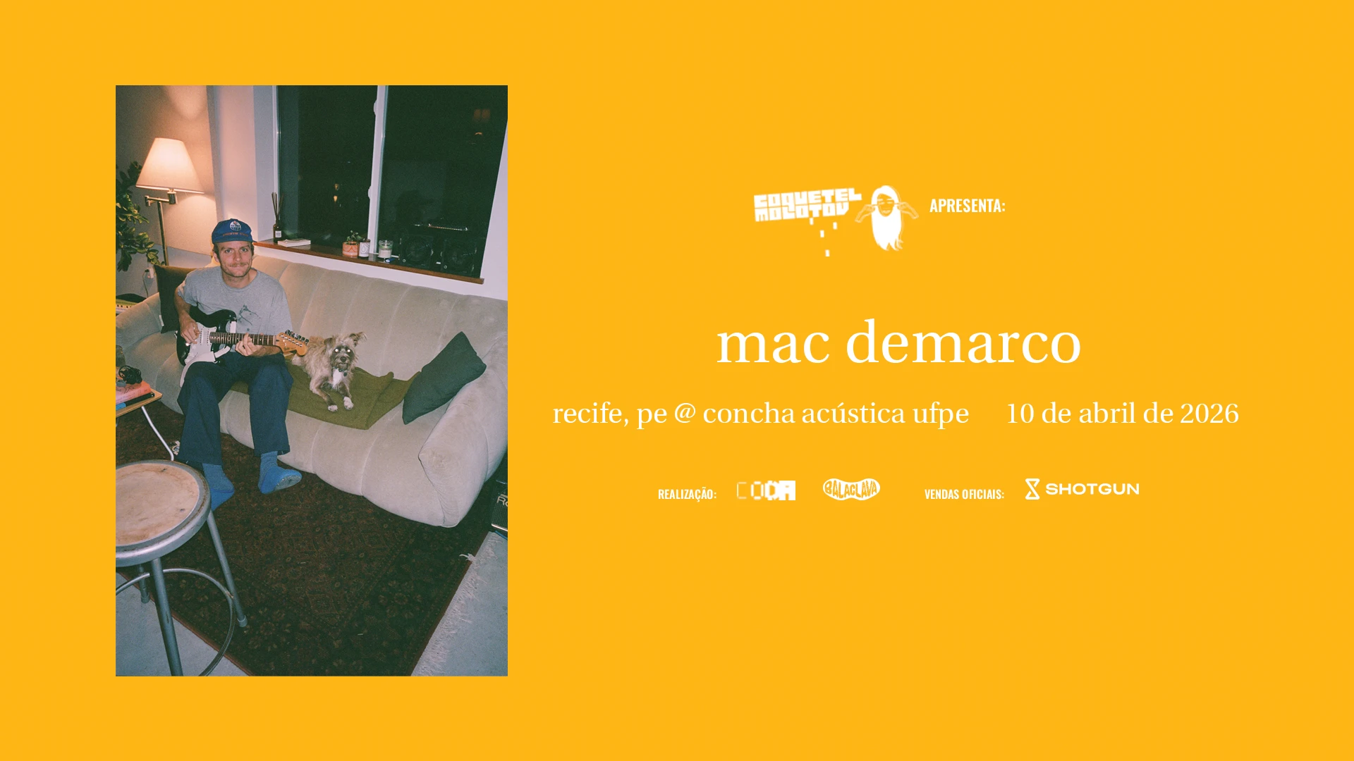 Coquetel Molotov Apresenta: Mac Demarco No Recife Cover