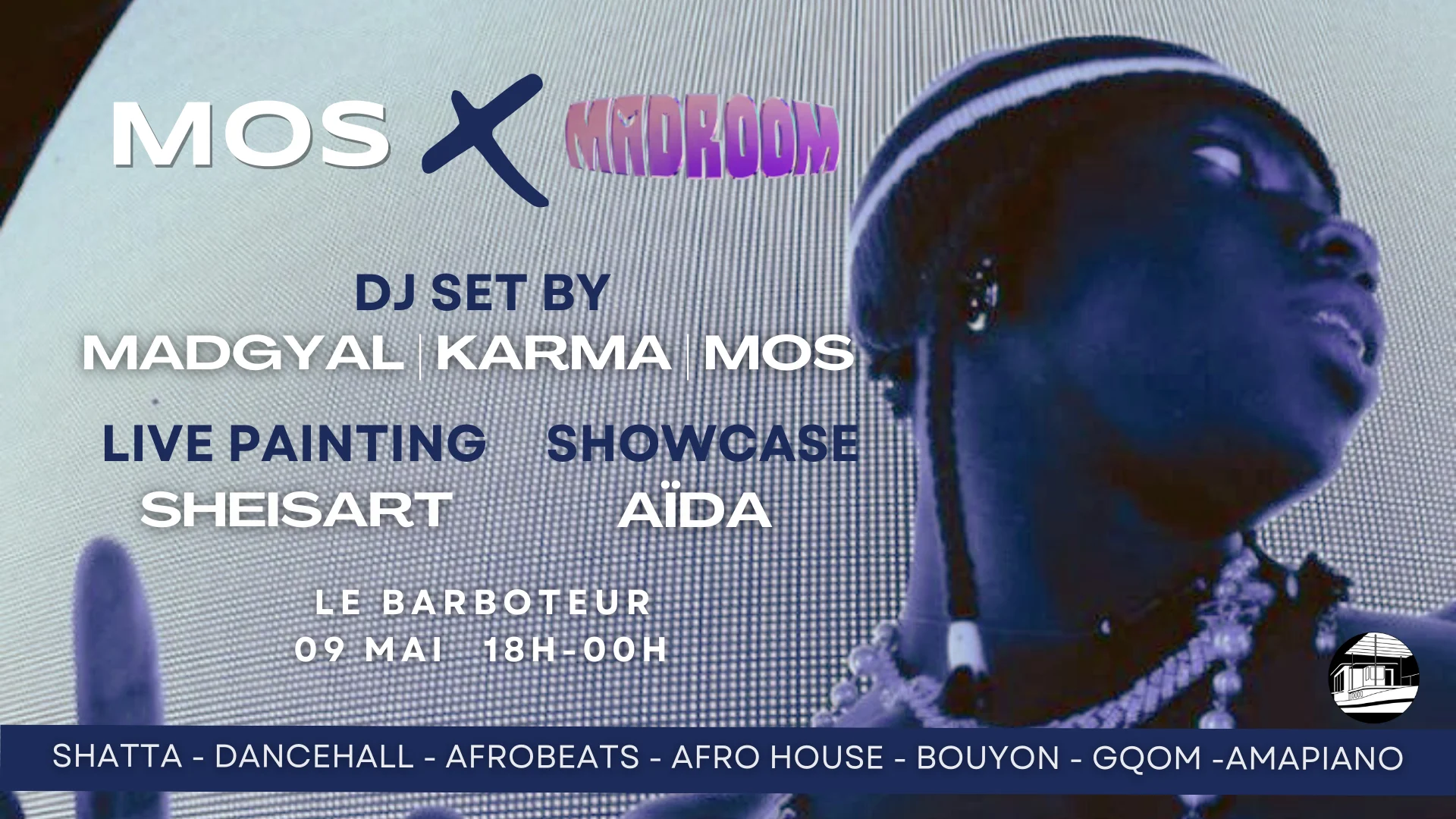 Le Mos X Madroom - Open Air : Afro Caribbean @Barboteur Cover