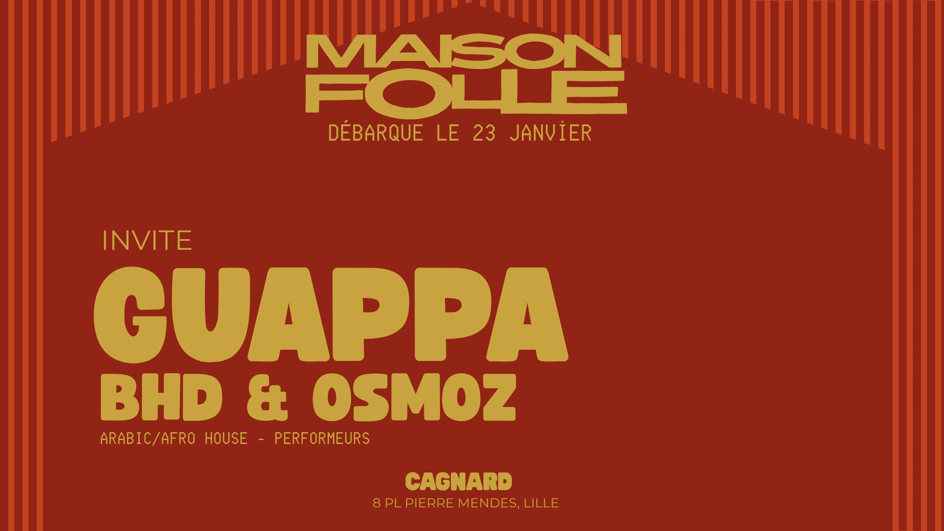 Maison Folle X Cagnard Cover