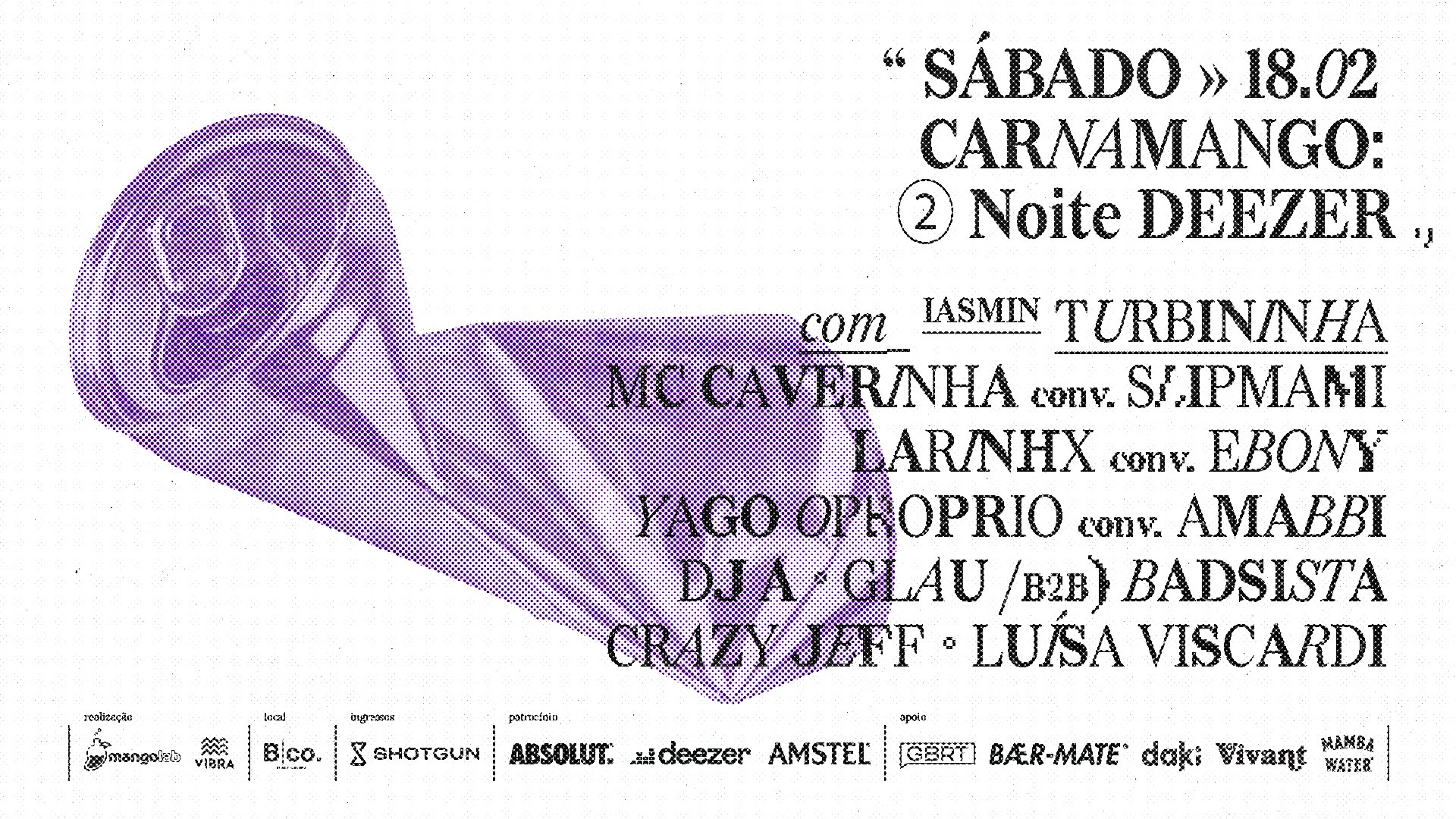 Carnamango Noite Deezer (18/02) Cover
