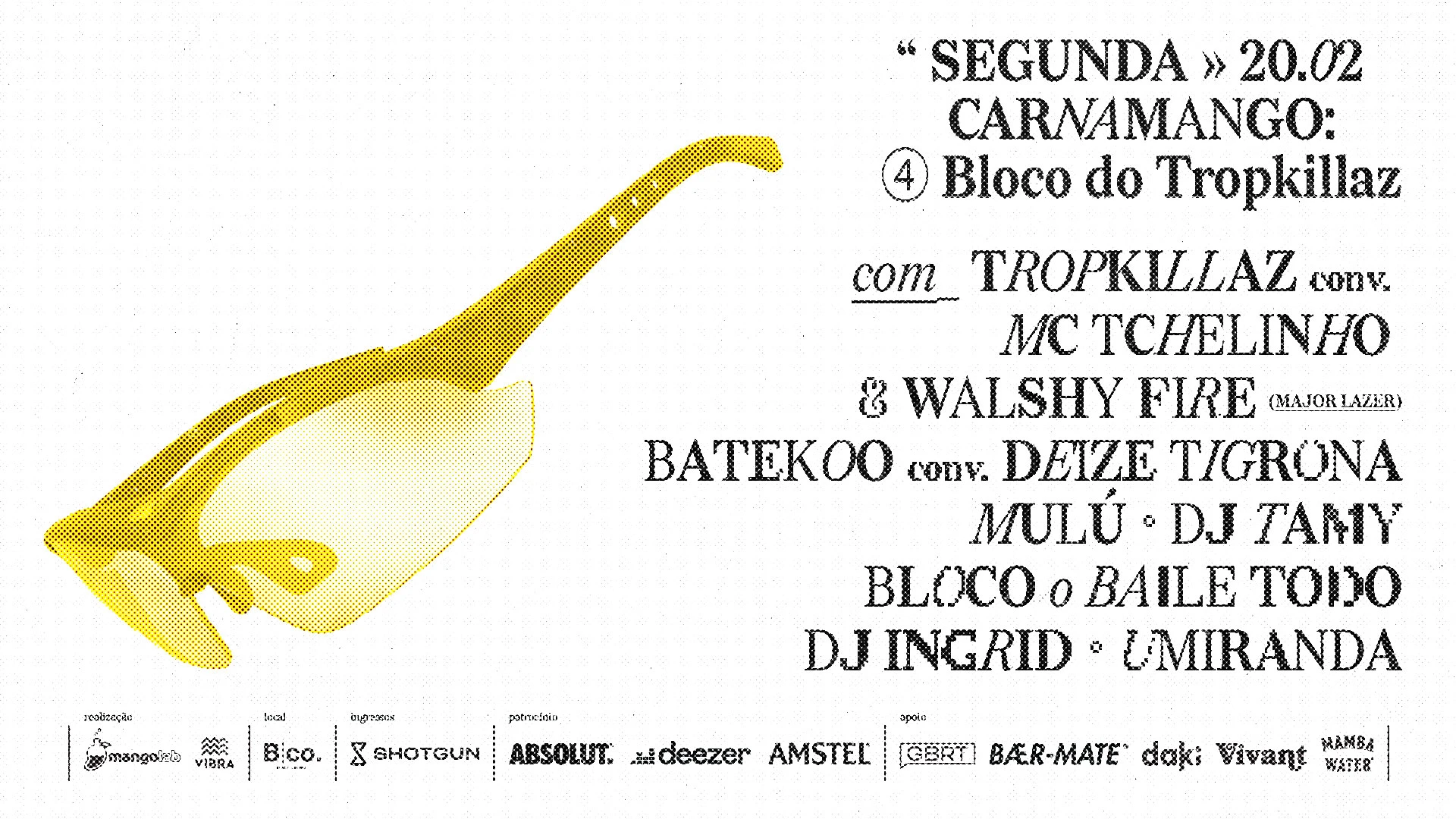 Carnamango Conv. Bloco Do Tropkillaz (20/02) Cover
