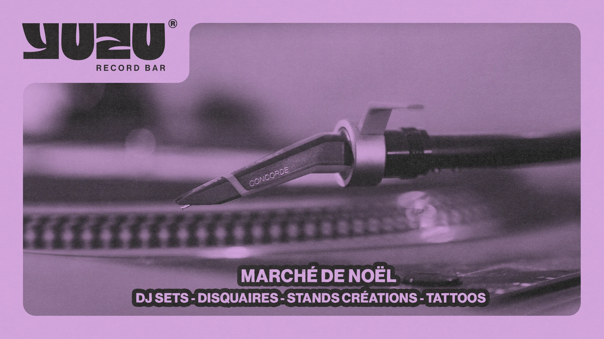 Marché De Noël Festif @Yuzu Record Bar Cover