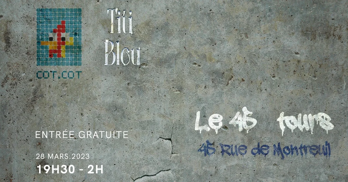 Dj Sets Cot.Cot & Titi Bleu @45 Tours Cover