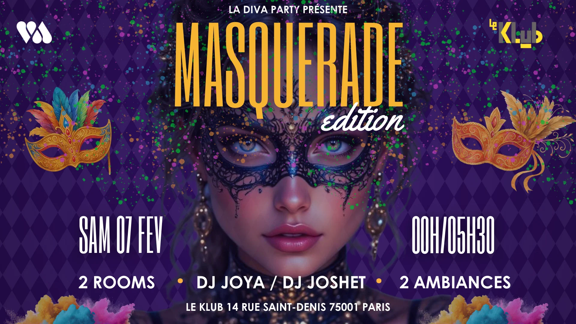 Diva Masquerade Lesbian Party Cover