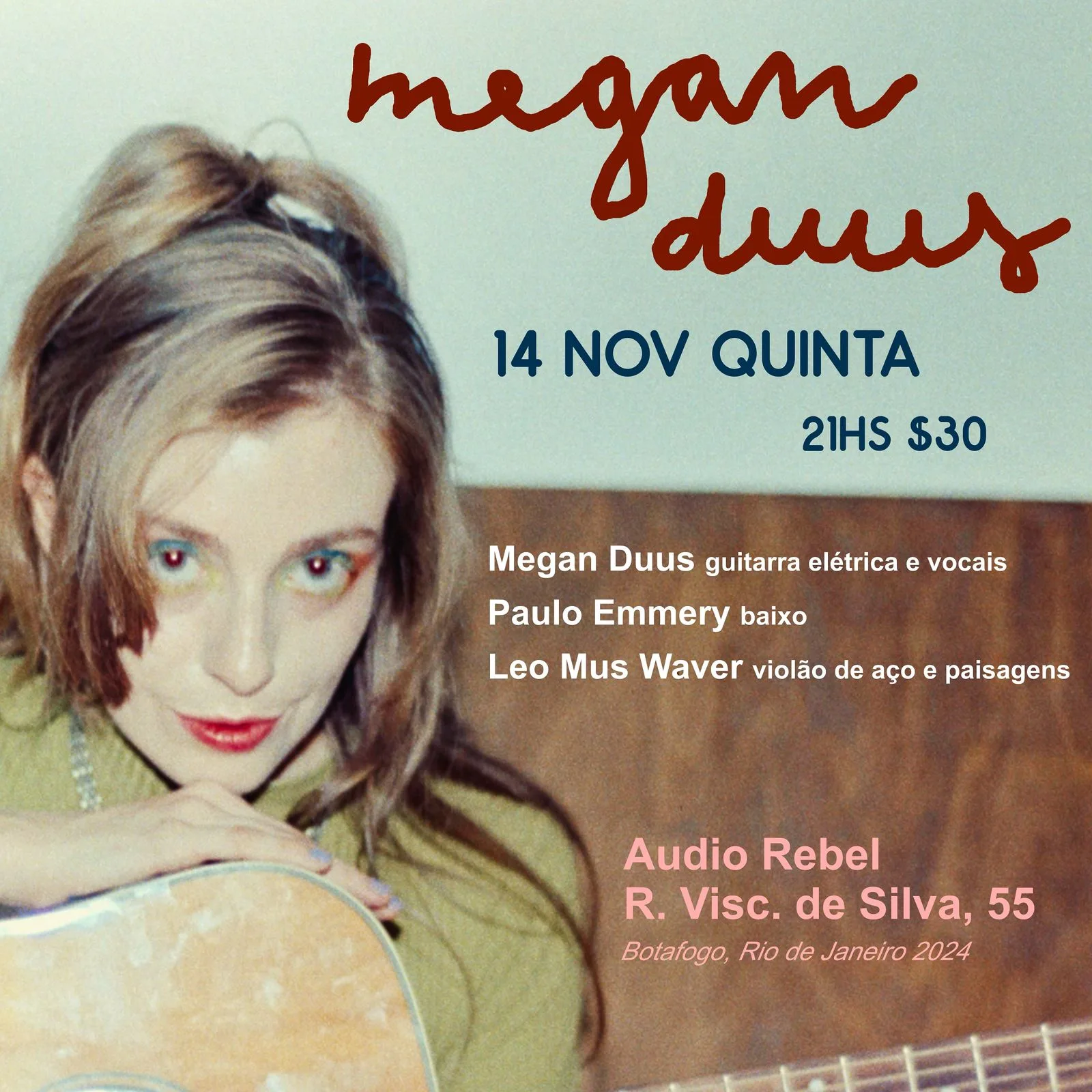 Megan Duus Ao Vivo Na Audio Rebel! Cover