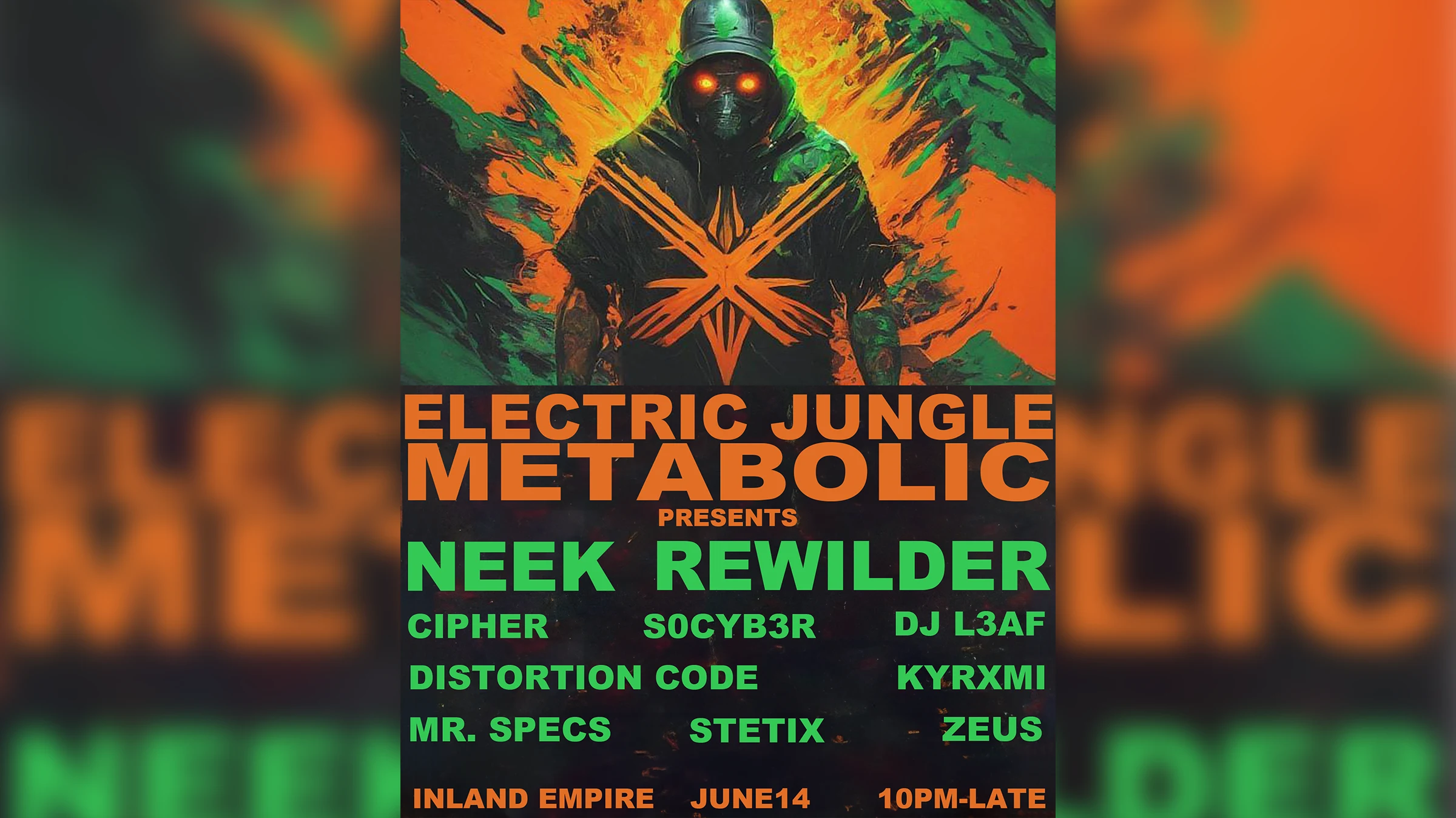Electric Jungle X Metabolic Presents: Neek & Rewilder Cover