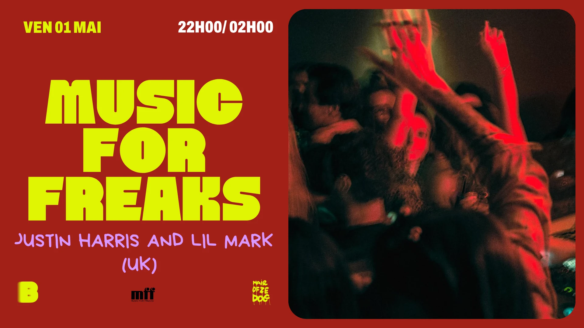 Music For Freaks : Justin Harris And Lil Mark (Uk) Cover