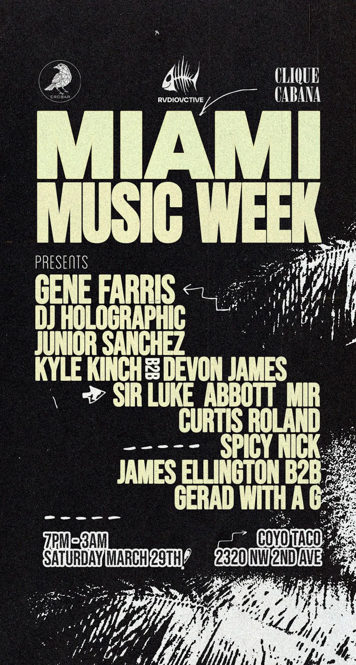 Clique Cabana Presents: Miami Music Week Cover