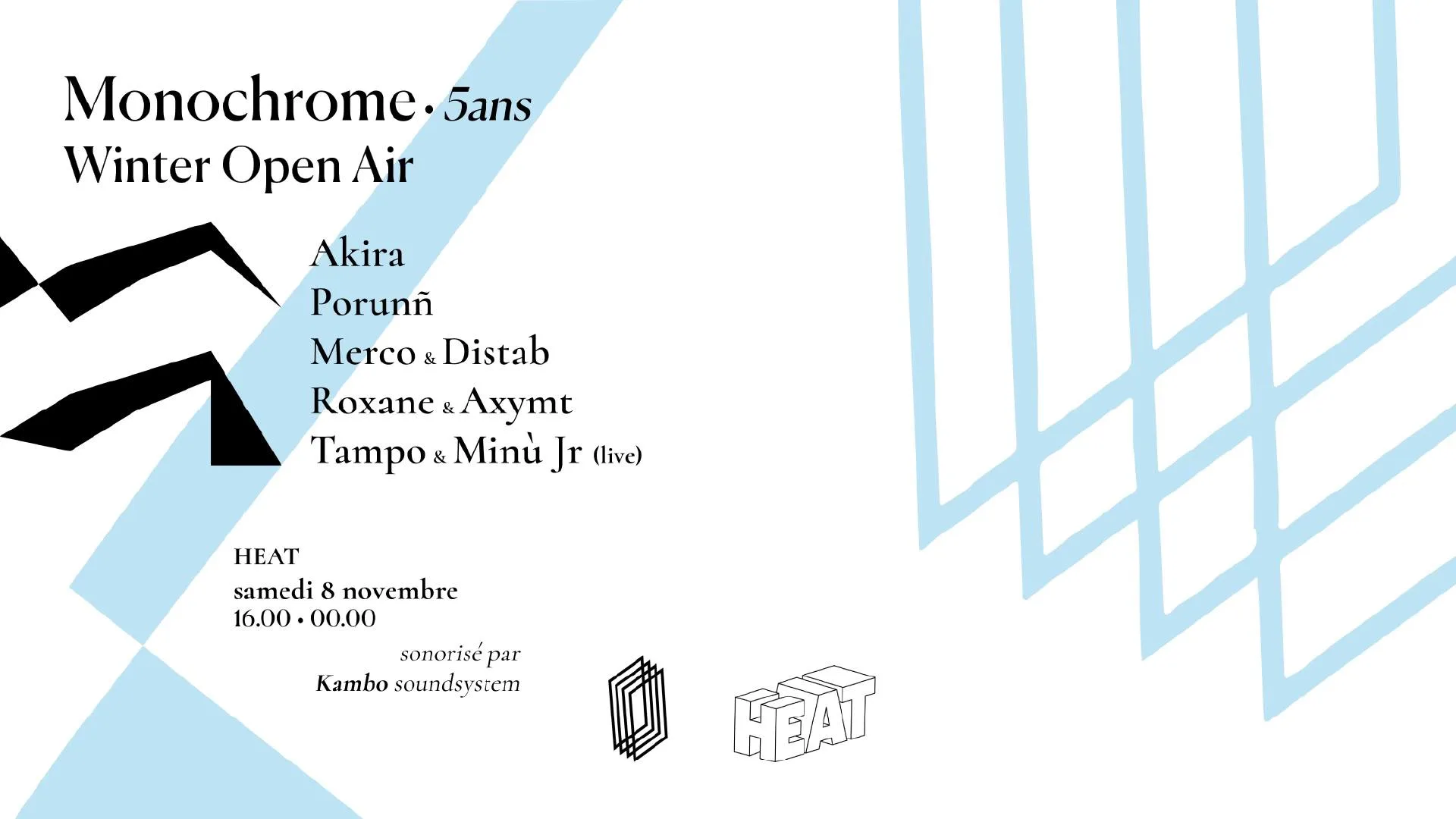 Winter Open Air X Monochrome Cover