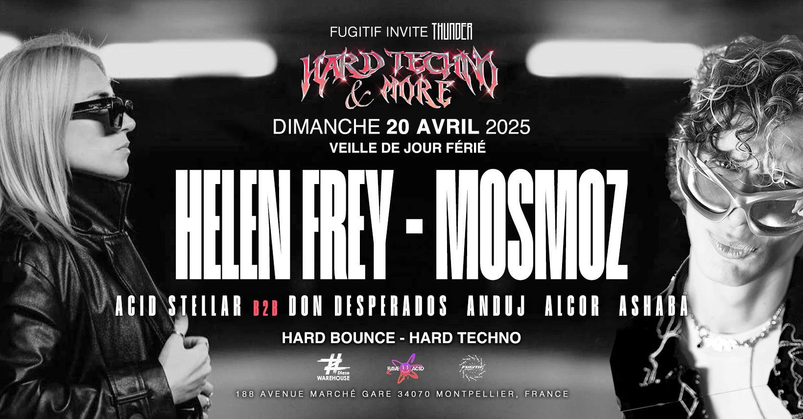 Hard Techno & More : Helen Frey + Mosmoz Cover