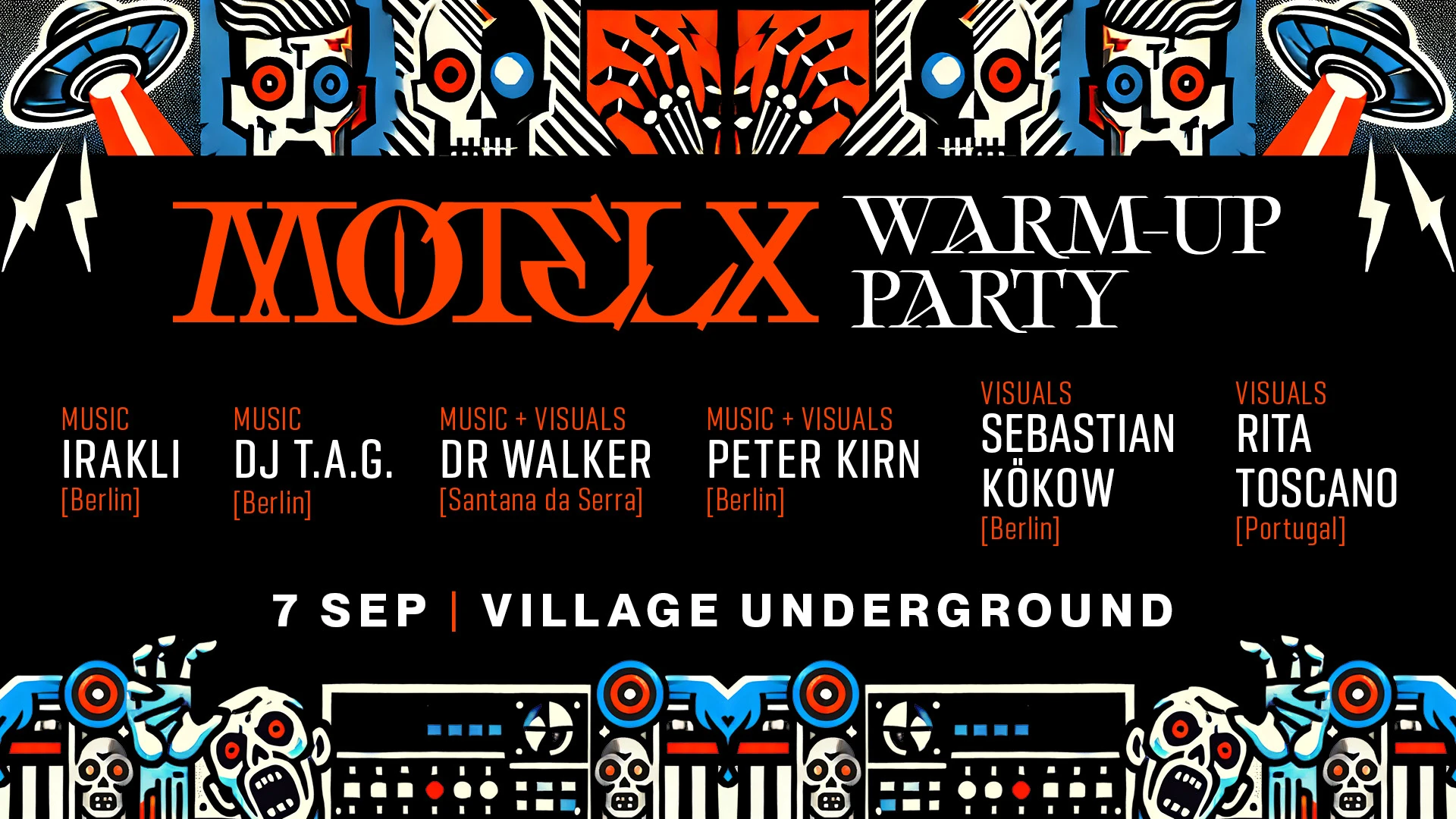 Motelx Warm-Up Party Cover