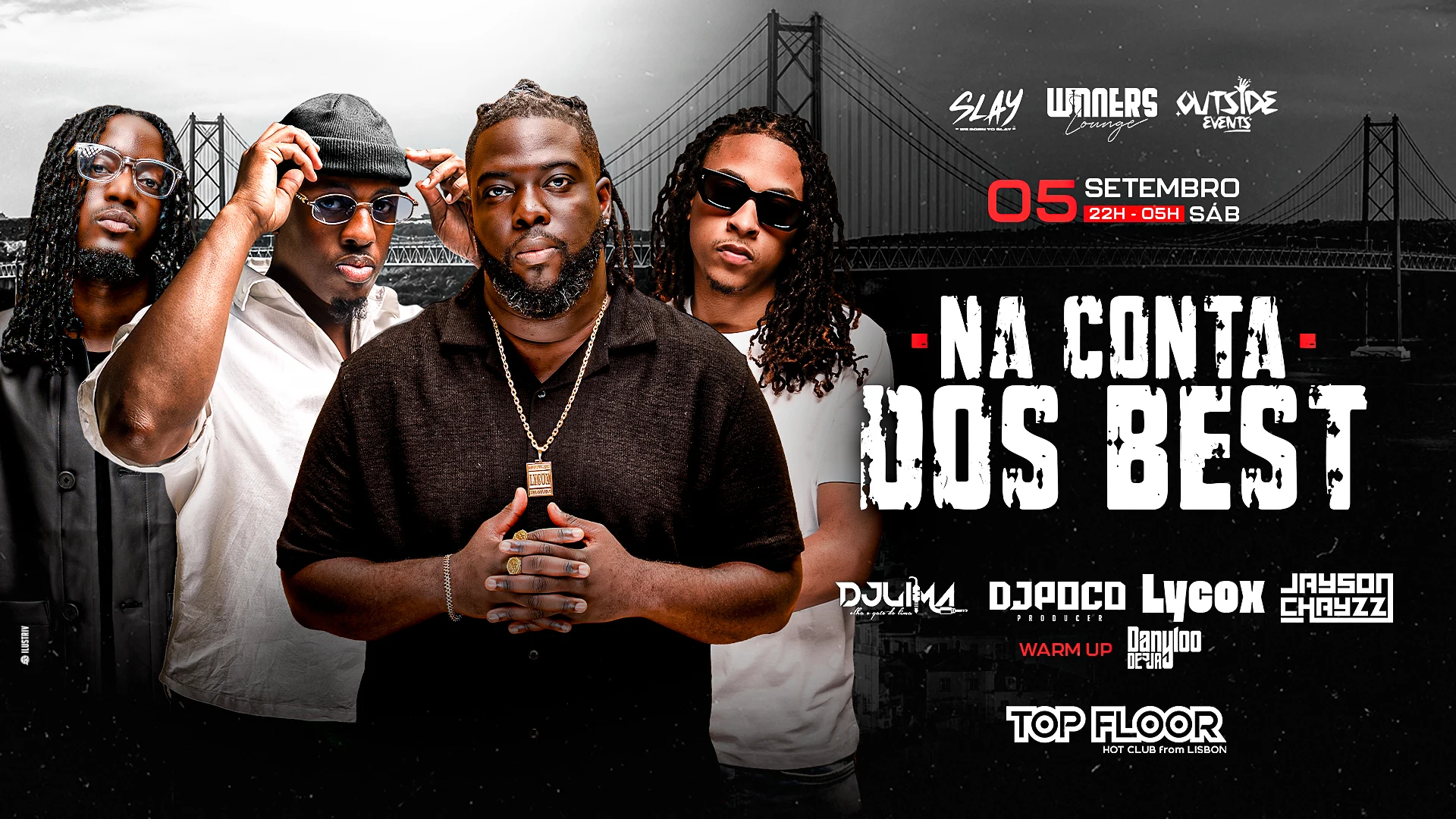 Na Conta Dos Best | Top Floor, Lisbon Cover
