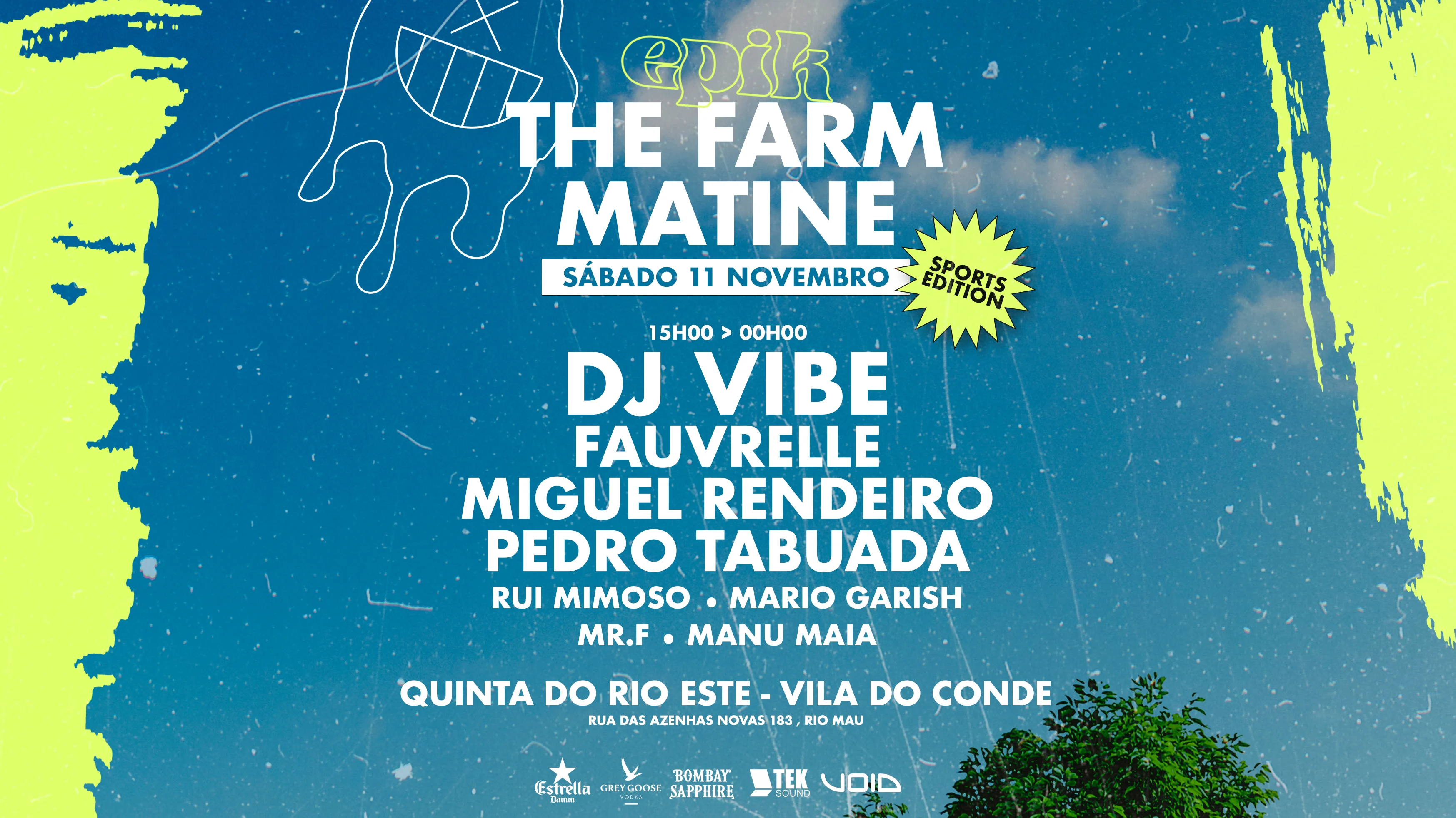 The Farm Matiné W/ Dj Vibe - Sports Edition Cover