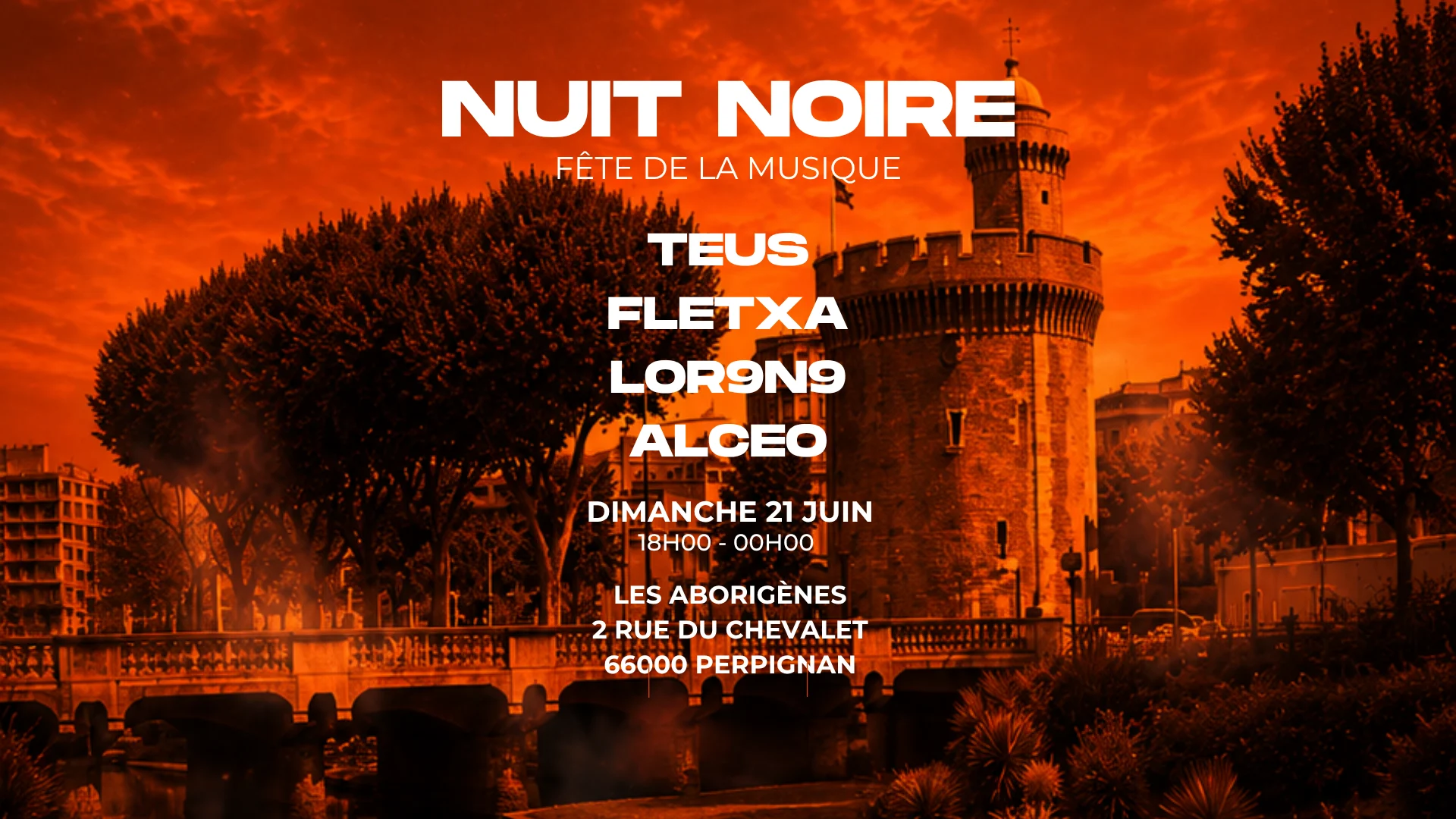 Nuit Noire X Fête De La Musique 2026 (Perpignan) Cover