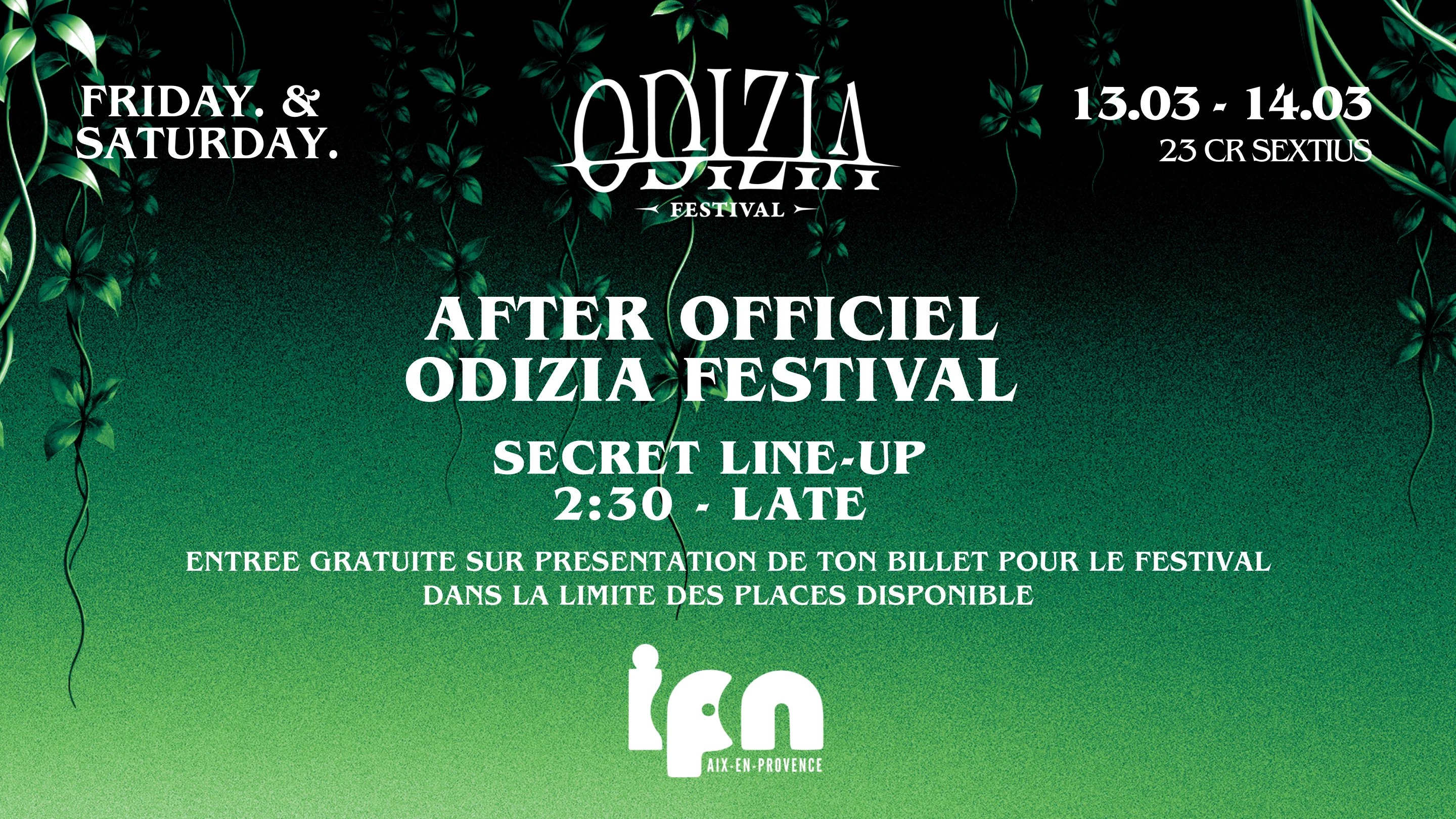 After Officiel : Odizia Festival | Ipn | Aix-En-Pce Cover