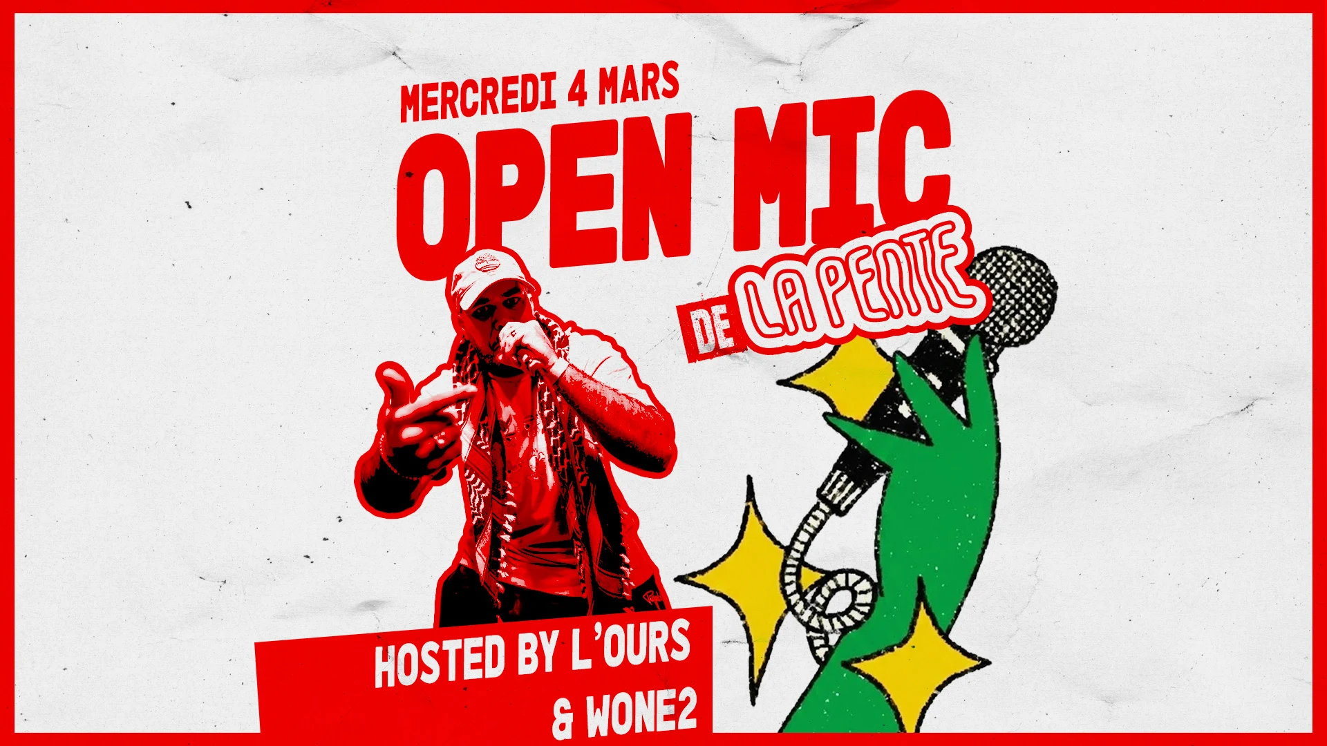 Open Mic De La Pente #1 Hosted By Lours Cover