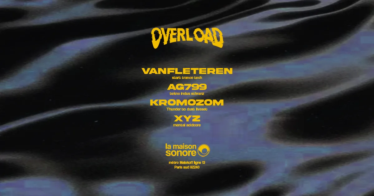Overload [First Edition] By La Maison Sonore Cover