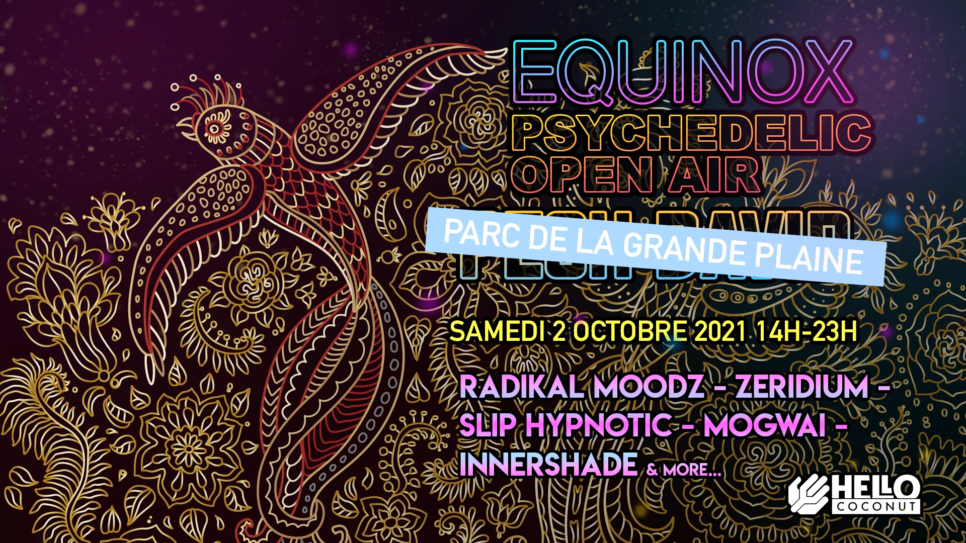 Hello Coconut : Equinox - Psychedelic Open Air  Cover