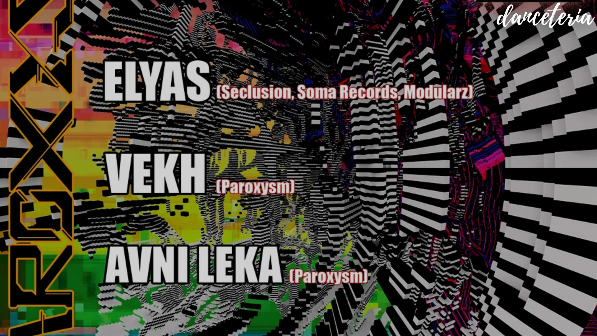 Paroxysm Session #2 @ Danceteria - Vinyl Only Party Cover
