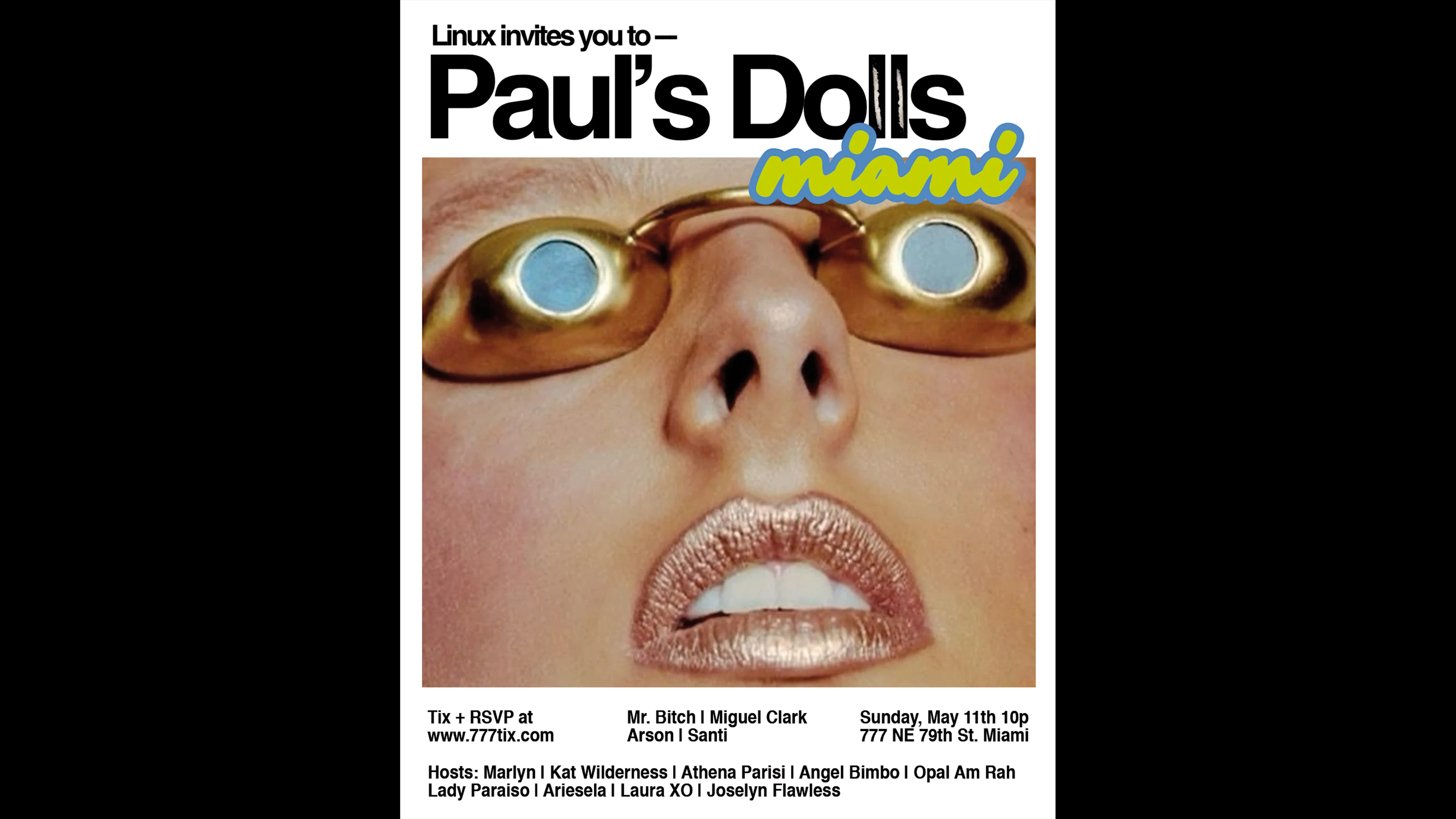 Paul's Dolls Miami - Mother's Day Cover