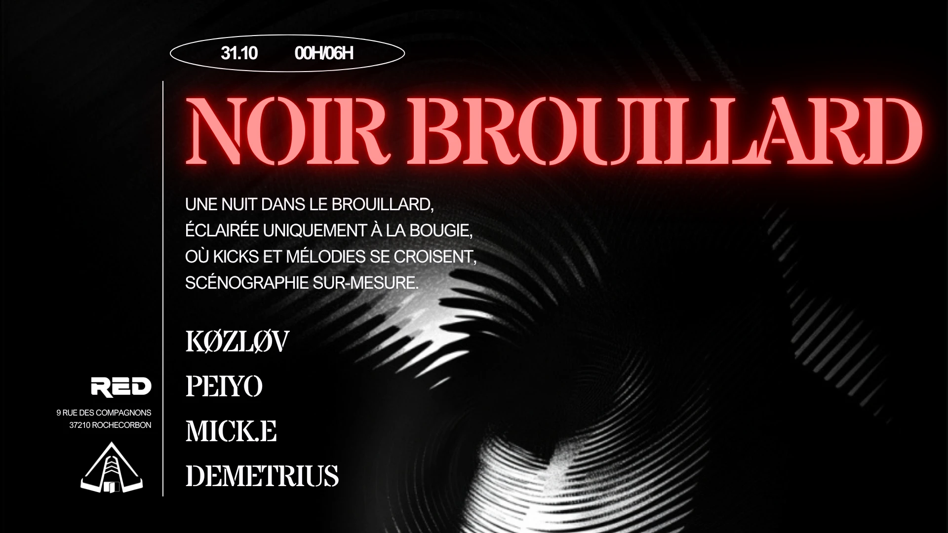Noir Brouillard : Køzløv, Peiyo, Mick.E, Demetrius Cover
