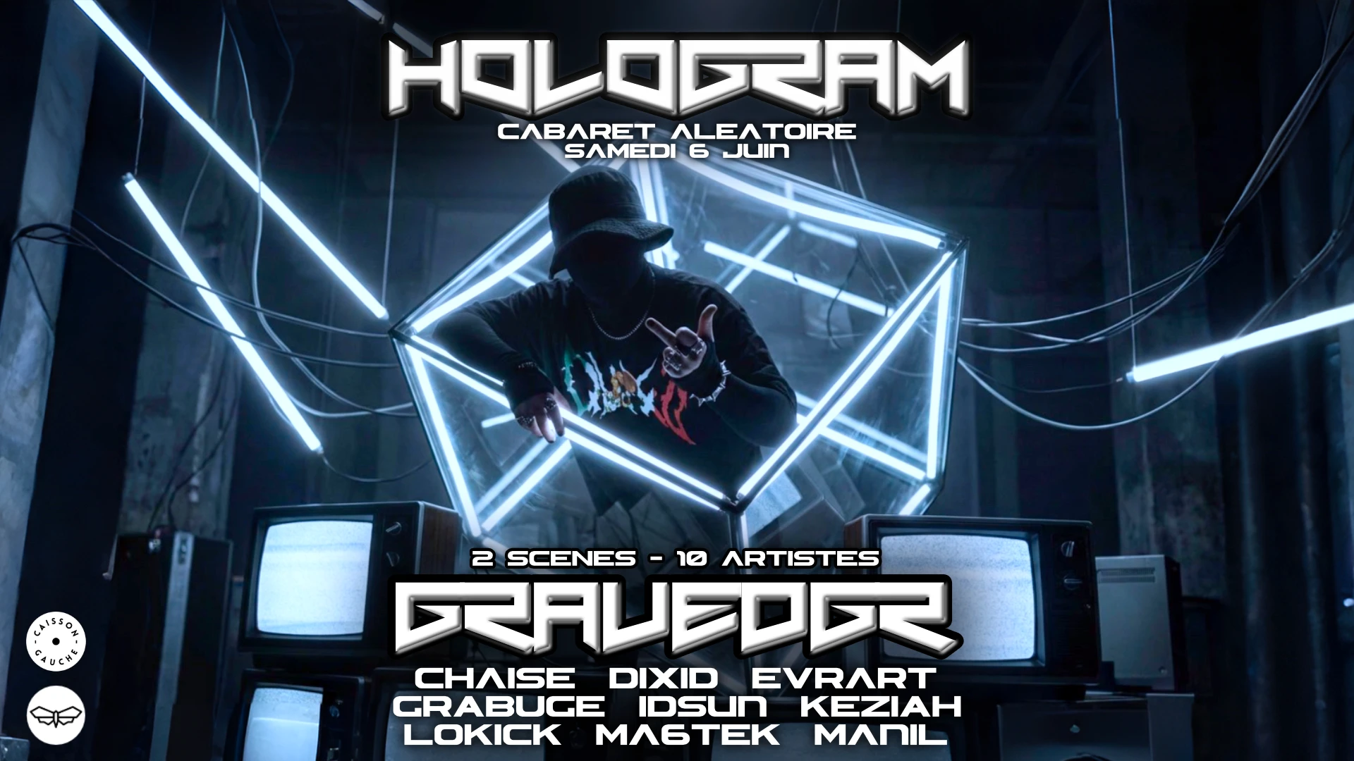 Hologram - Caisson Gauche X Cabaret Aléatoire Cover