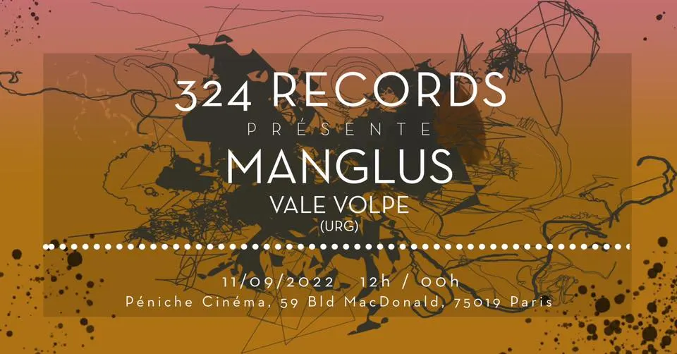 324 Records Invite : Manglus B2b Vale Volpe Cover