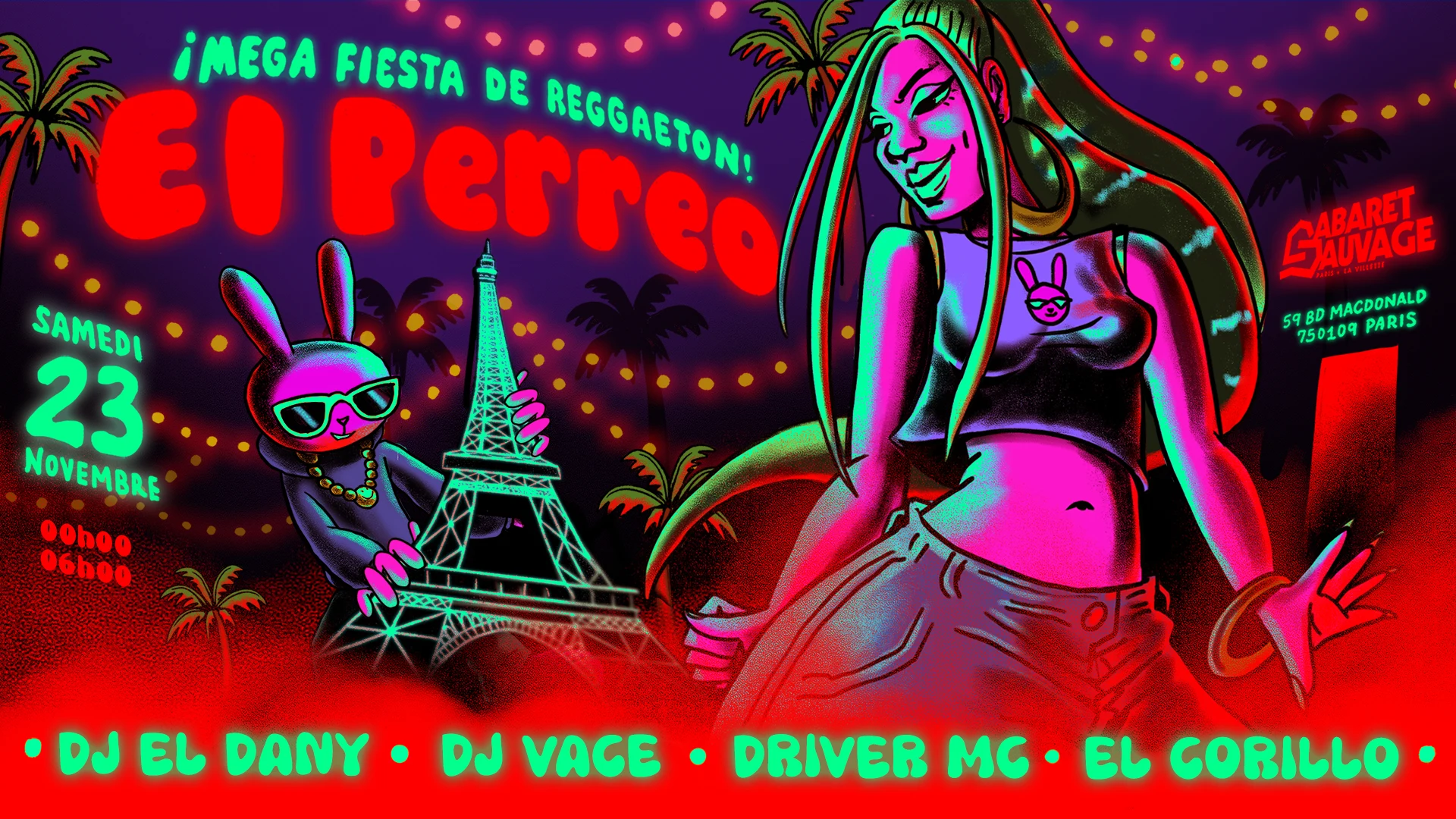 El Perreo ¡ Mega Fiesta De Reggaeton ! 23.11.2024 Cover