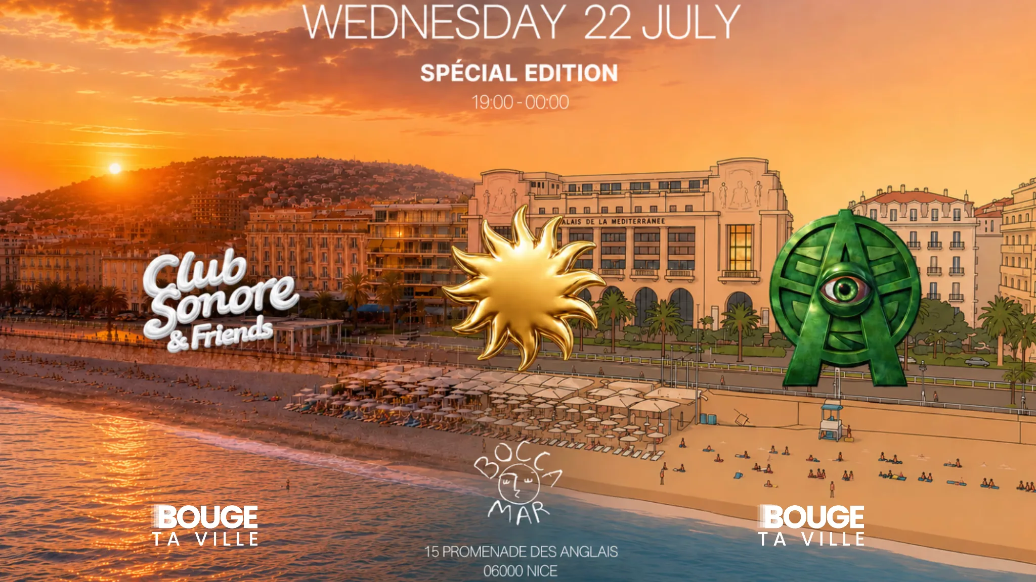 Club Sonore X Aztek - Second Édition - Wednesday 22 July Cover