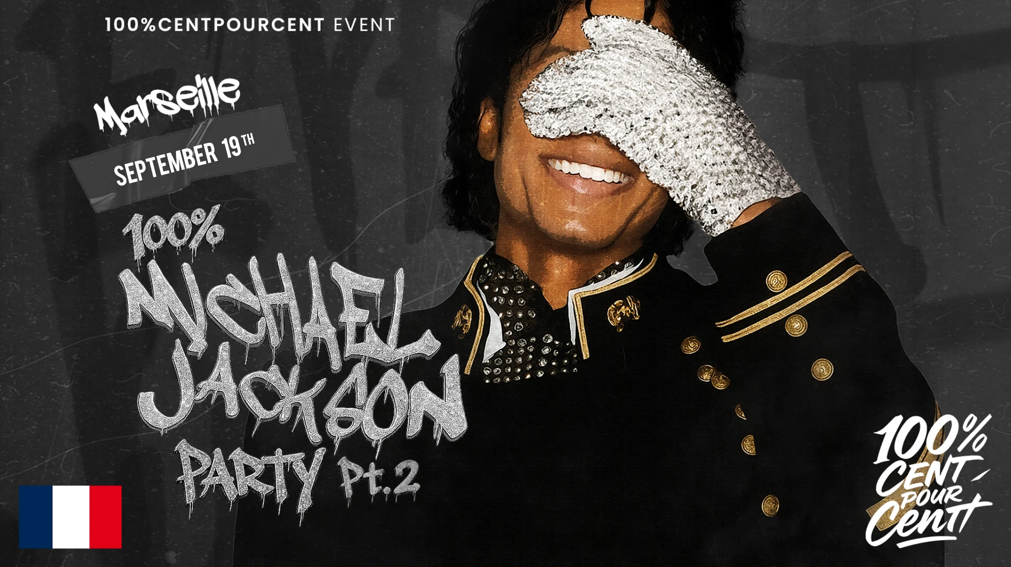 100% Michael Jackson Party Pt.2 !! (Marseille) Cover